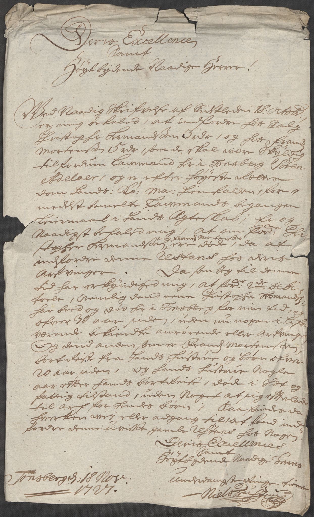 Rentekammeret inntil 1814, Reviderte regnskaper, Fogderegnskap, AV/RA-EA-4092/R36/L2131: Fogderegnskap Øvre og Nedre Telemark og Bamble, 1718, s. 326