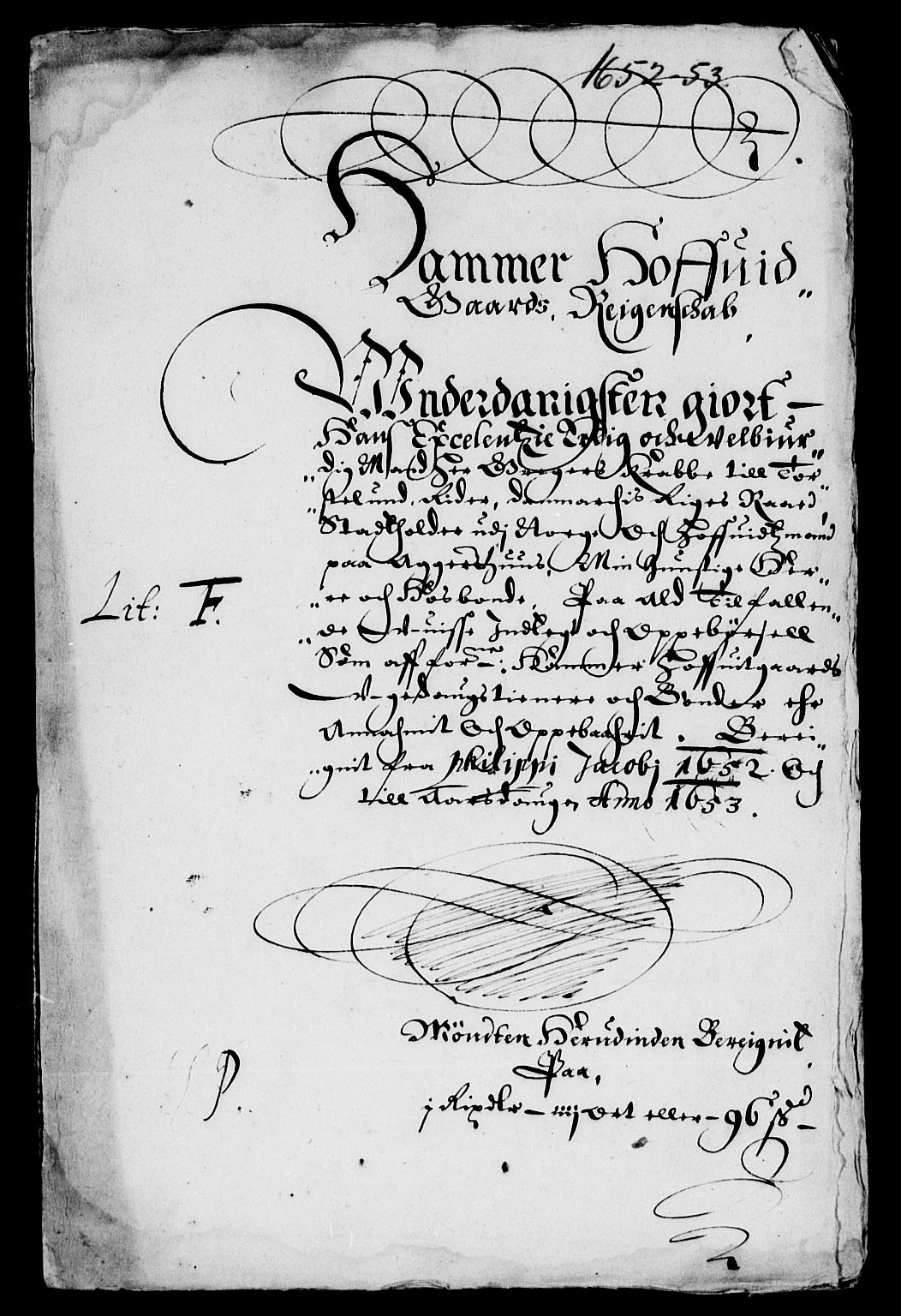 Rentekammeret inntil 1814, Reviderte regnskaper, Lensregnskaper, RA/EA-5023/R/Rb/Rba/L0209: Akershus len, 1651-1653