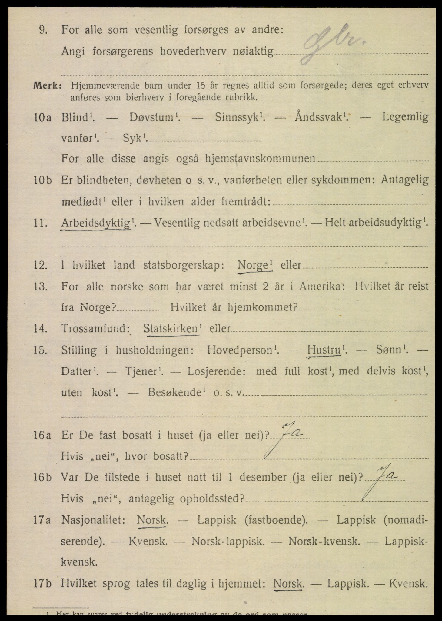 SAT, Folketelling 1920 for 1828 Nesna herred, 1920, s. 7326