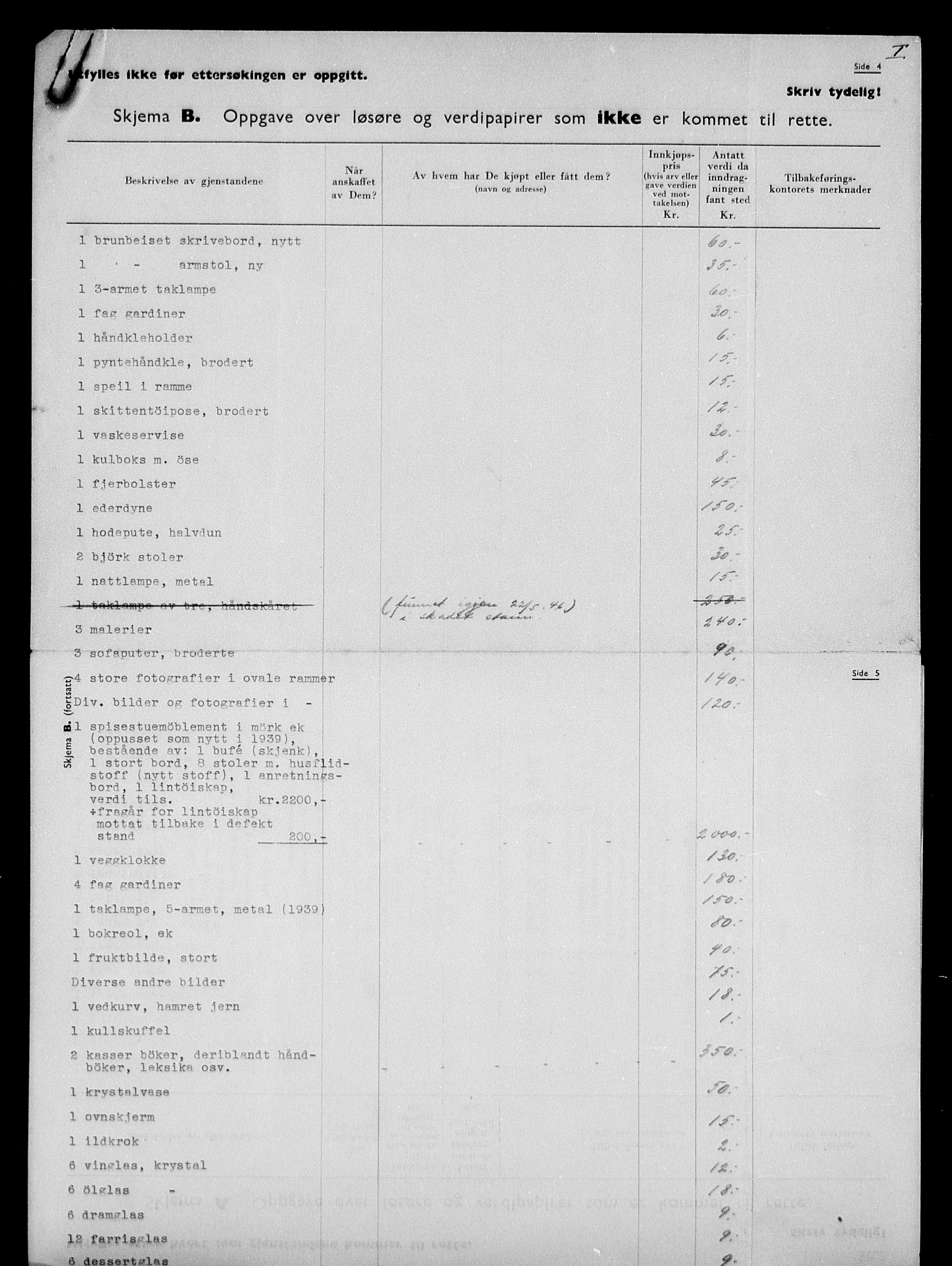 Justisdepartementet, Tilbakeføringskontoret for inndratte formuer, AV/RA-S-1564/H/Hc/Hca/L0902: --, 1945-1947, s. 650