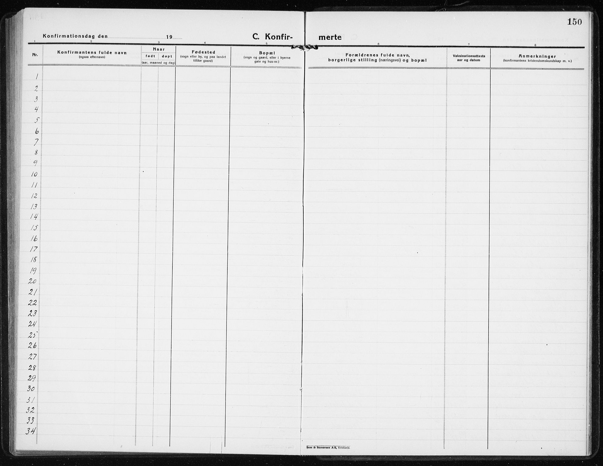 Ministerialprotokoller, klokkerbøker og fødselsregistre - Nordland, SAT/A-1459/869/L0975: Klokkerbok nr. 869C01, 1923-1939, s. 150