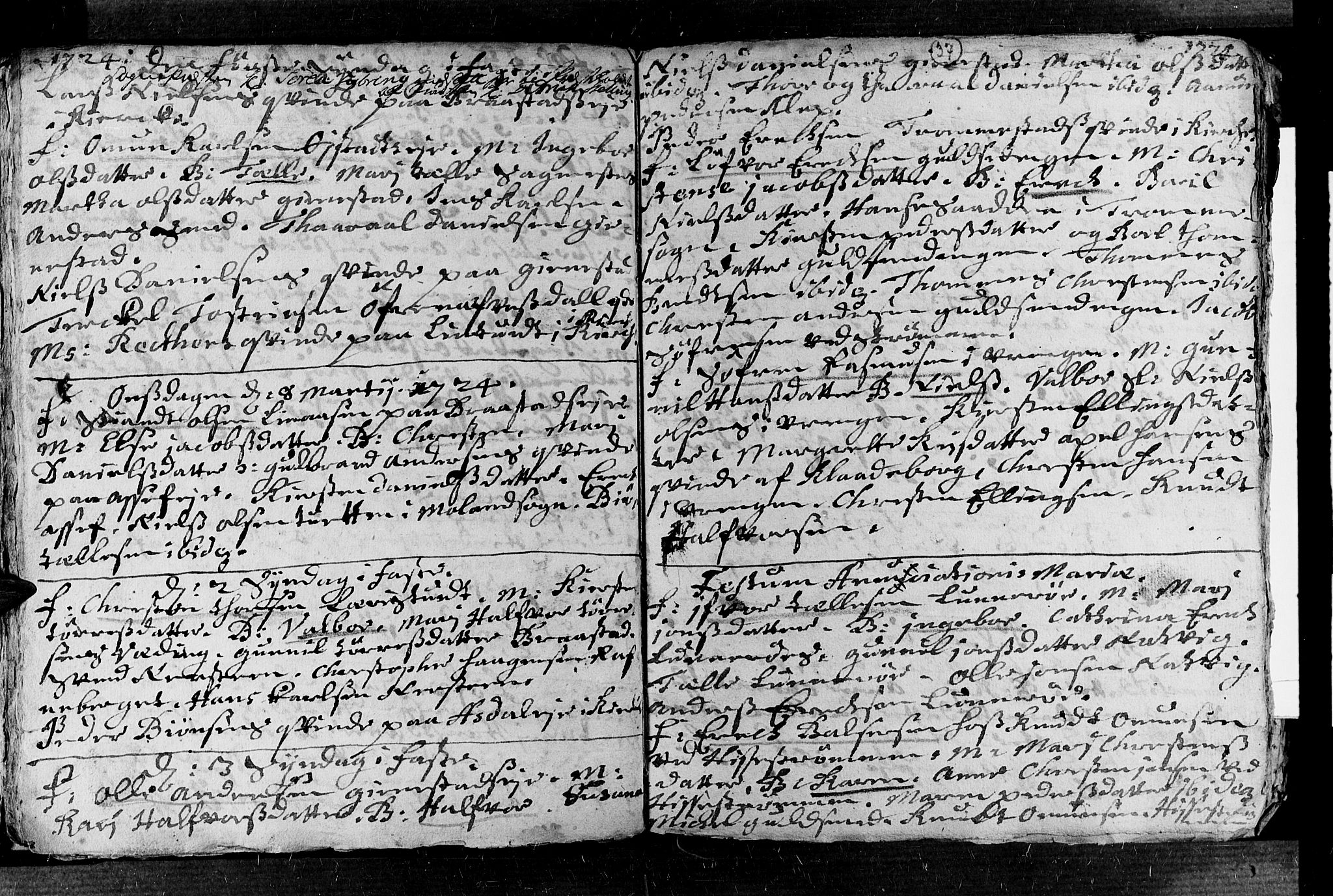 Øyestad sokneprestkontor, AV/SAK-1111-0049/F/Fa/L0003: Ministerialbok nr. A 3, 1722-1730, s. 37