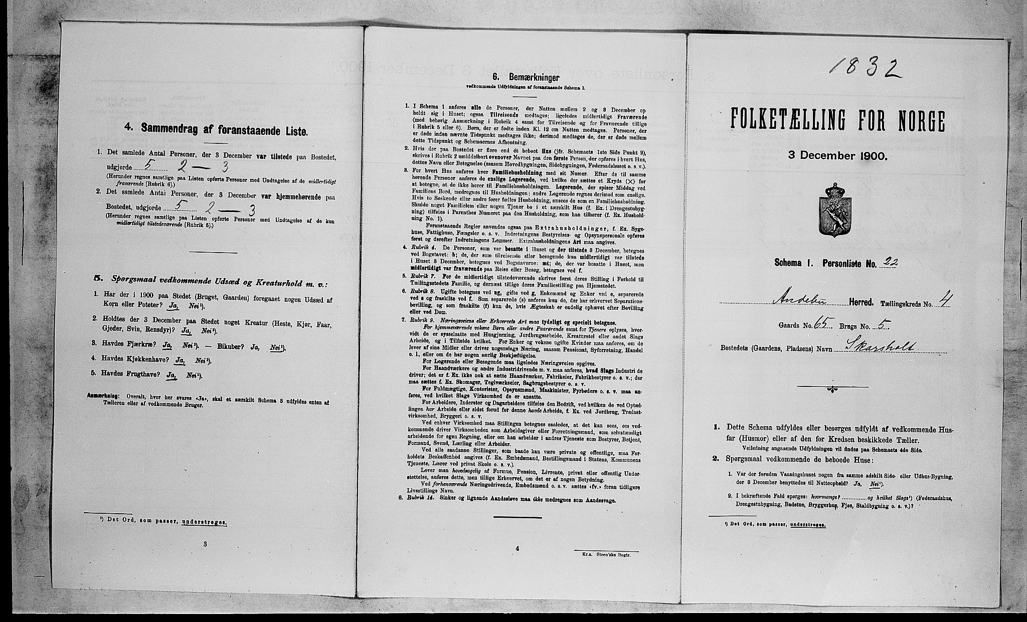RA, Folketelling 1900 for 0719 Andebu herred, 1900, s. 533
