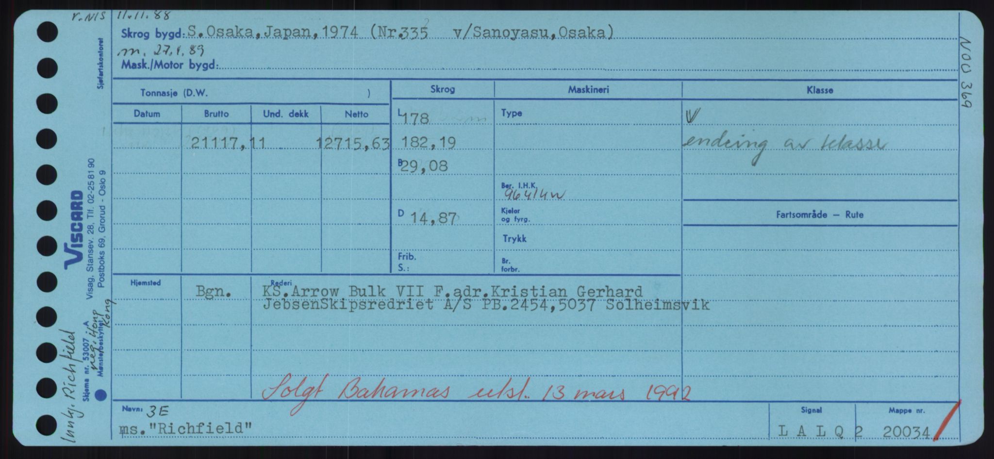 Sjøfartsdirektoratet med forløpere, Skipsmålingen, RA/S-1627/H/Hd/L0030: Fartøy, Q-Riv, s. 485