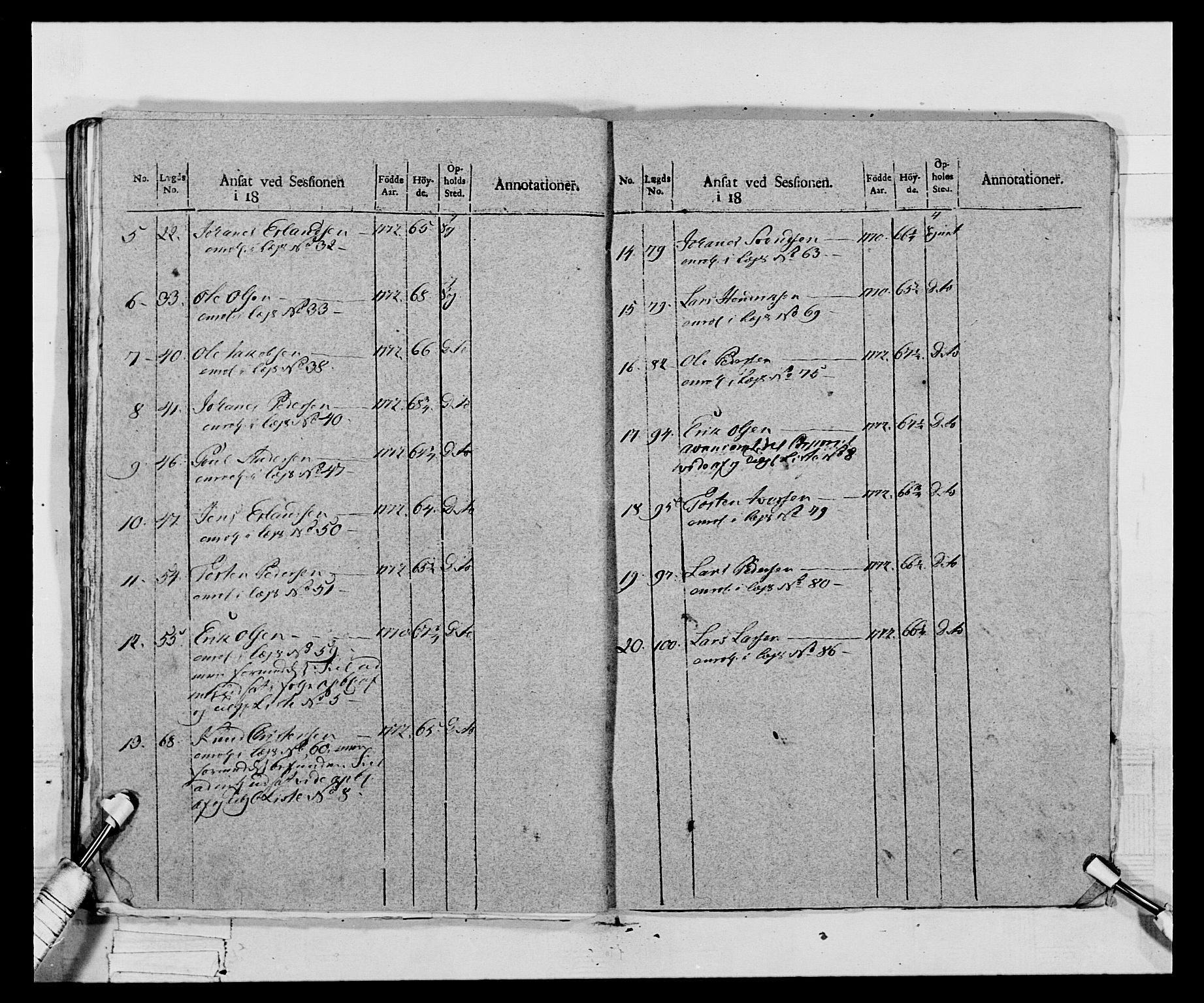 Generalitets- og kommissariatskollegiet, Det kongelige norske kommissariatskollegium, AV/RA-EA-5420/E/Eh/L0068: Opplandske nasjonale infanteriregiment, 1802-1805, s. 48