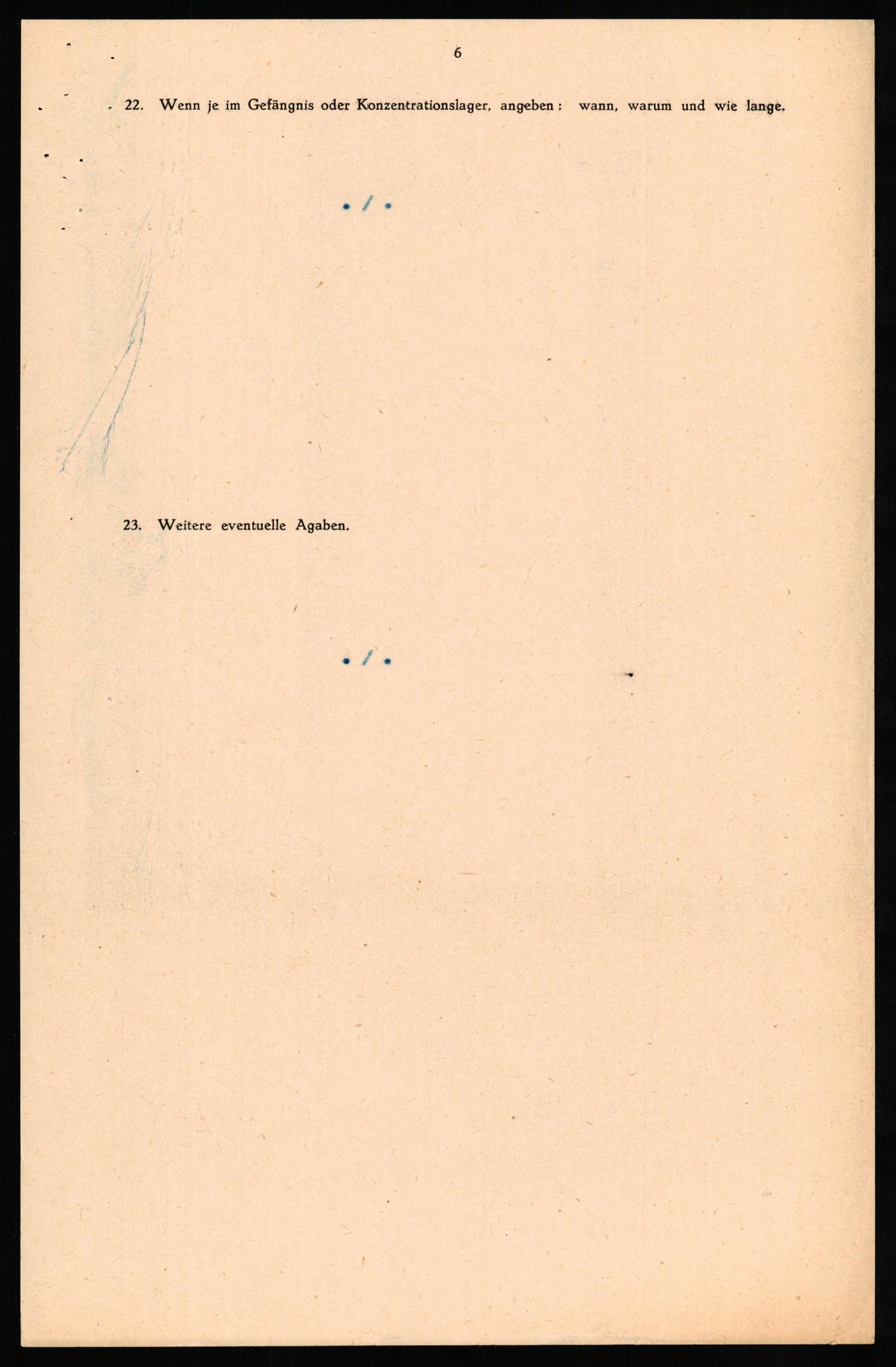 Forsvaret, Forsvarets overkommando II, AV/RA-RAFA-3915/D/Db/L0029: CI Questionaires. Tyske okkupasjonsstyrker i Norge. Tyskere., 1945-1946, s. 195