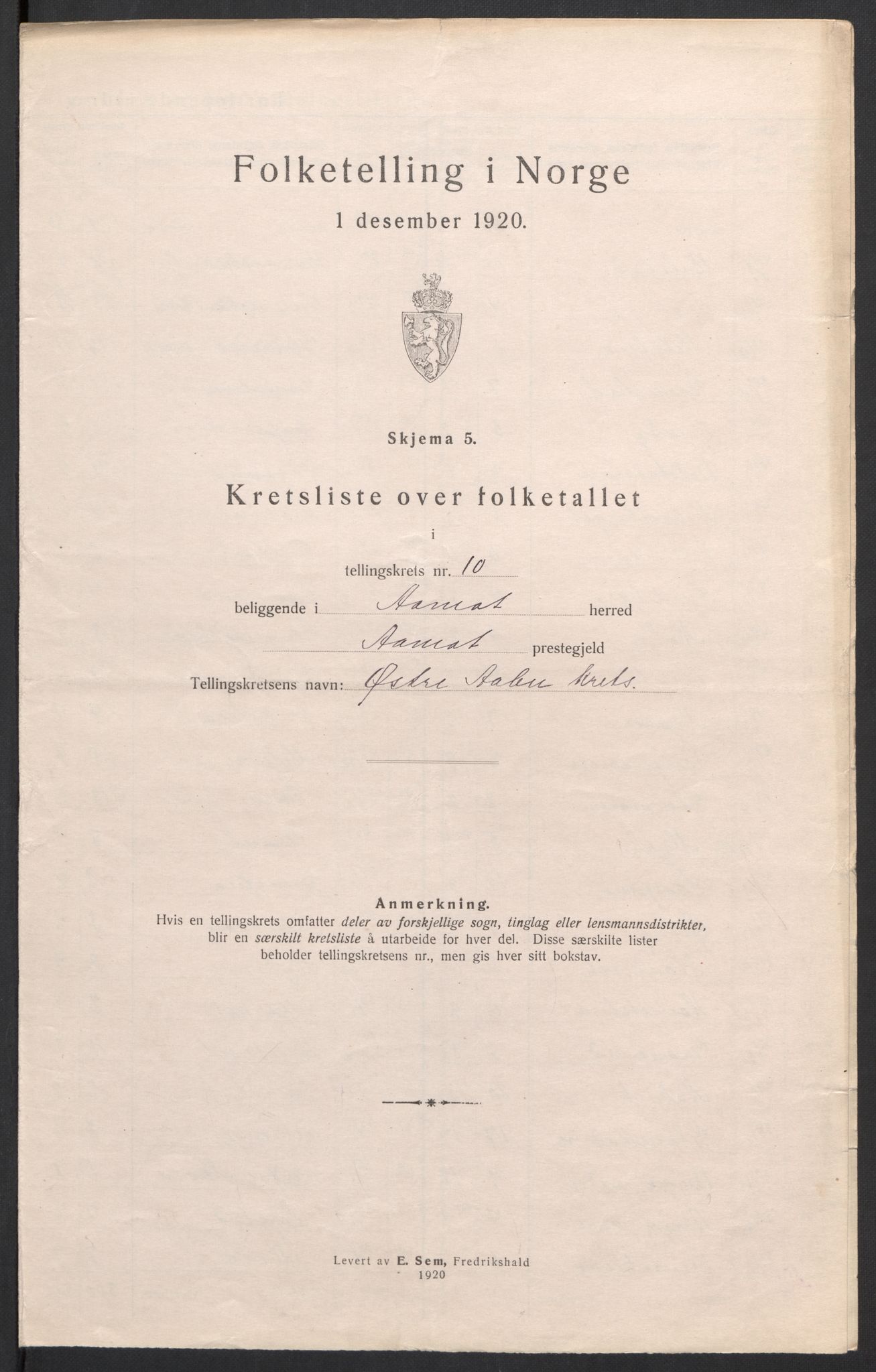 SAH, Folketelling 1920 for 0429 Åmot herred, 1920, s. 41