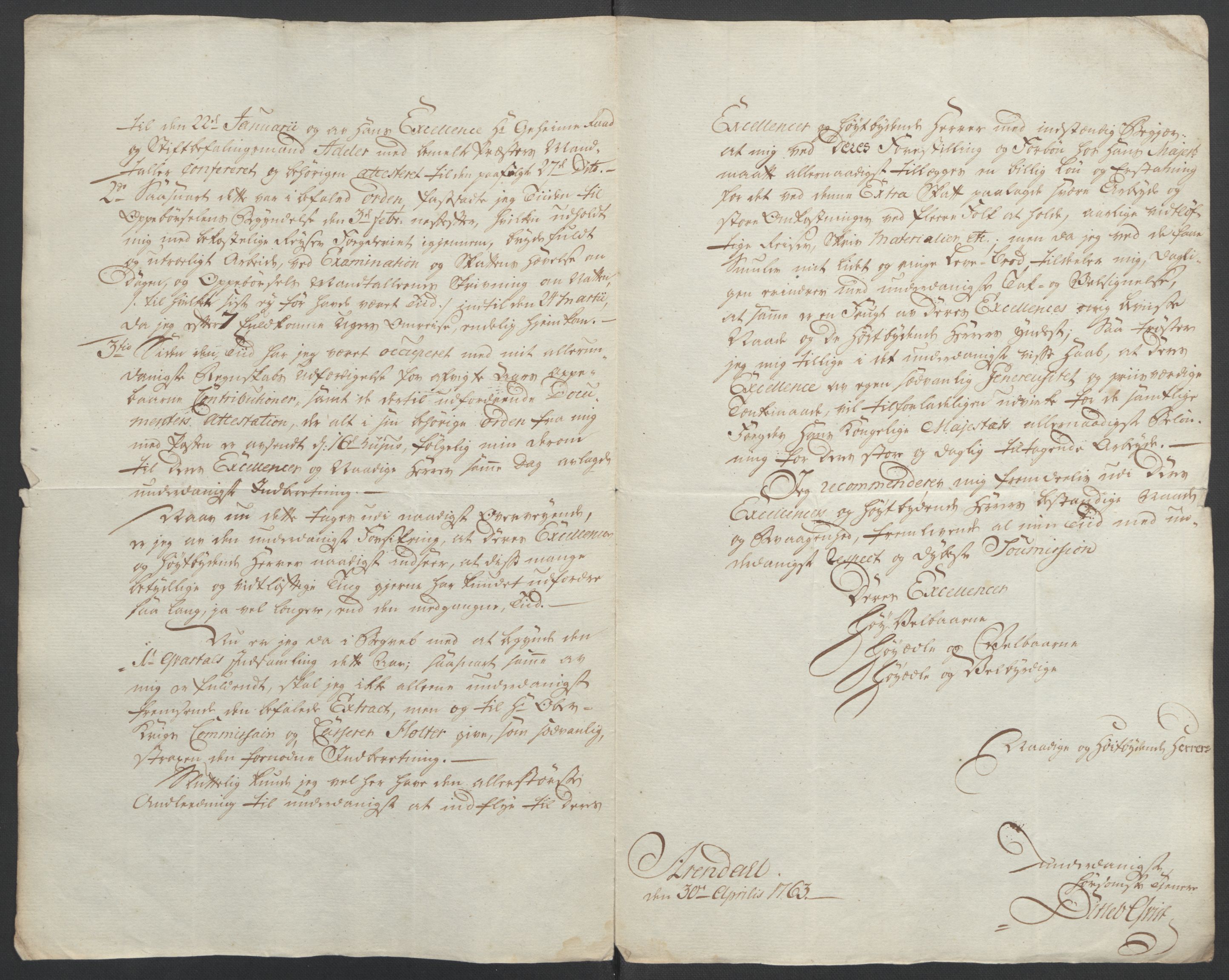 Rentekammeret inntil 1814, Reviderte regnskaper, Fogderegnskap, AV/RA-EA-4092/R39/L2424: Ekstraskatten Nedenes, 1762-1767, s. 12