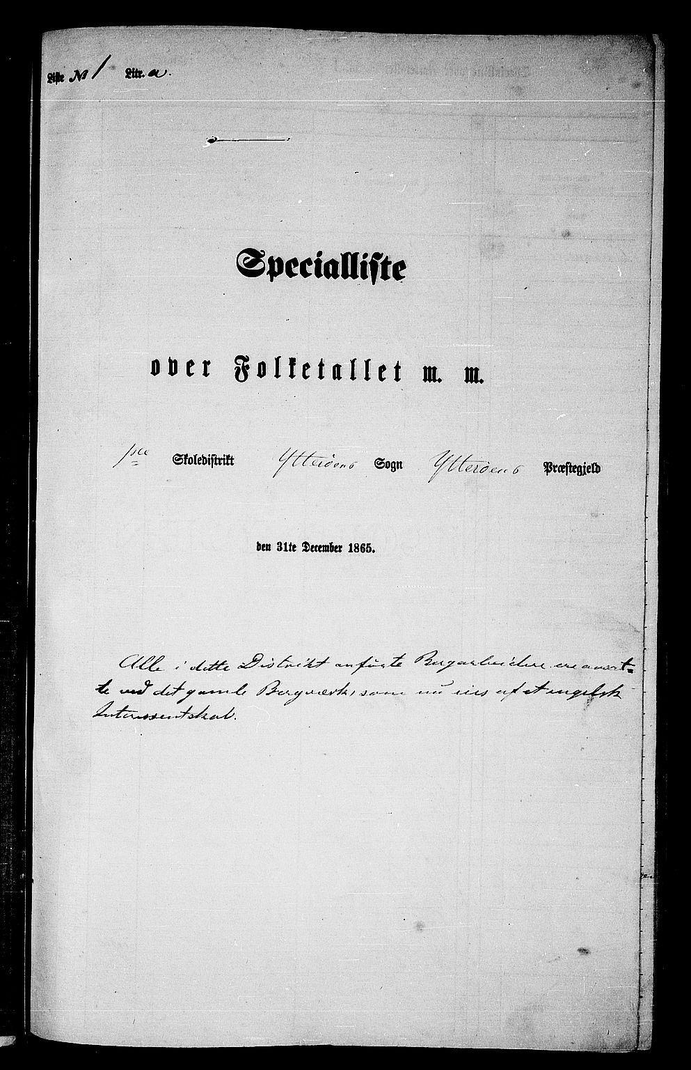 RA, Folketelling 1865 for 1722P Ytterøy prestegjeld, 1865, s. 10