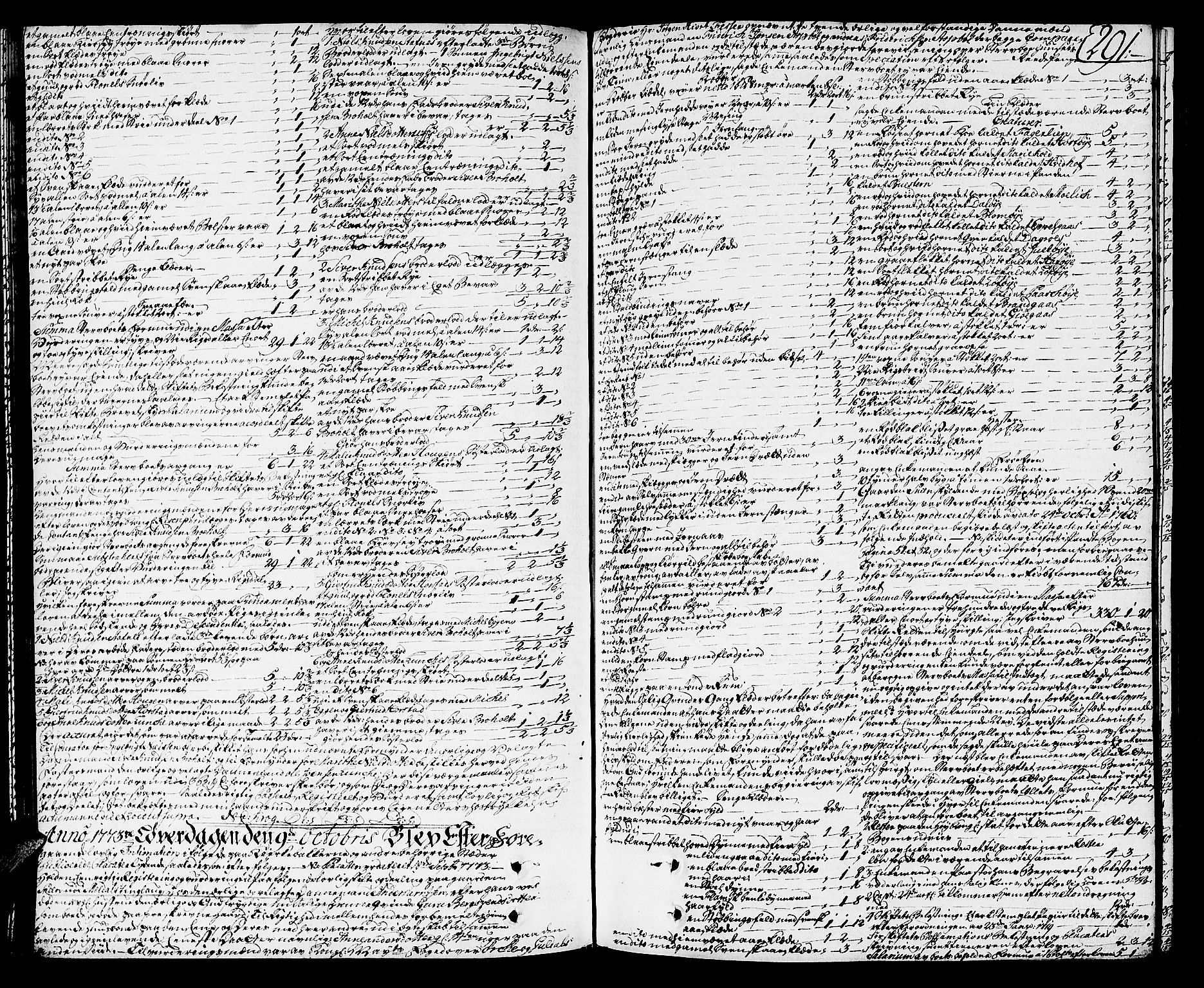 Orkdal sorenskriveri, SAT/A-4169/1/3/3Aa/L0007: Skifteprotokoller, 1767-1782, s. 290b-291a