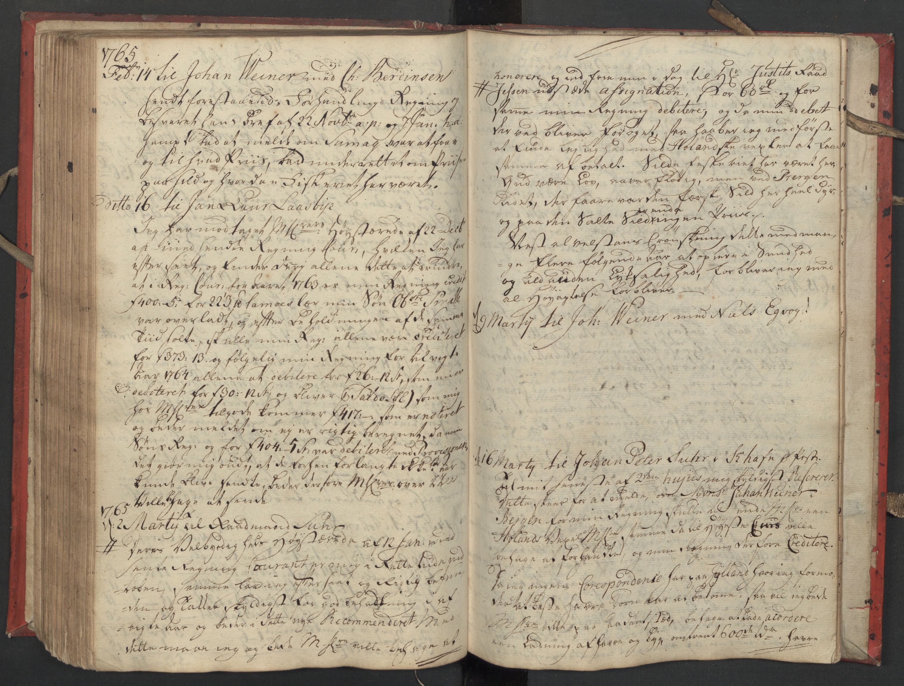 Pa 0119 - Smith, Lauritz Andersen og Lauritz Lauritzen, SAST/A-100231/O/L0002: Kopibok, 1755-1766, s. 141