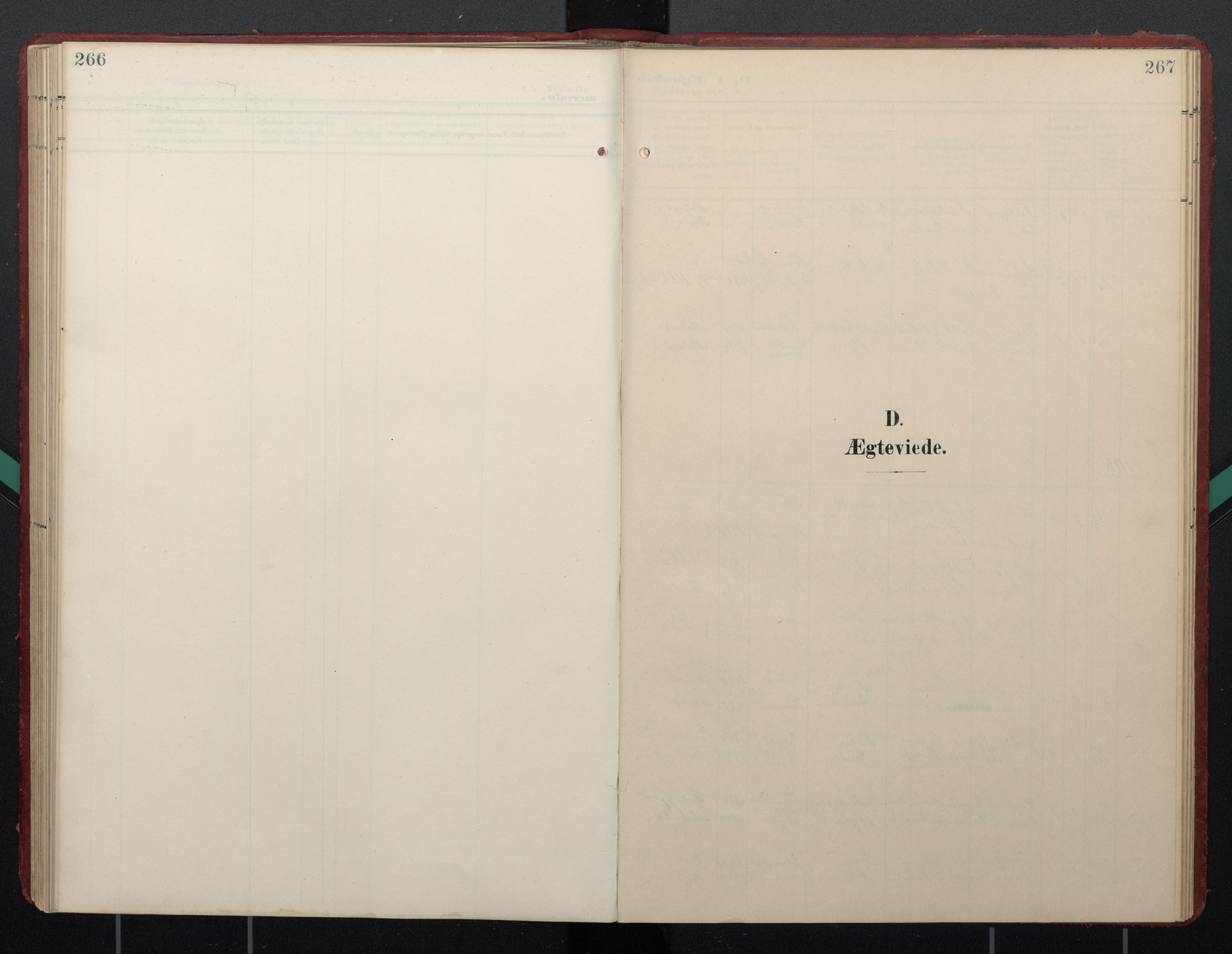 Ministerialprotokoller, klokkerbøker og fødselsregistre - Nordland, AV/SAT-A-1459/892/L1322: Ministerialbok nr. 892A03, 1904-1921, s. 266-267