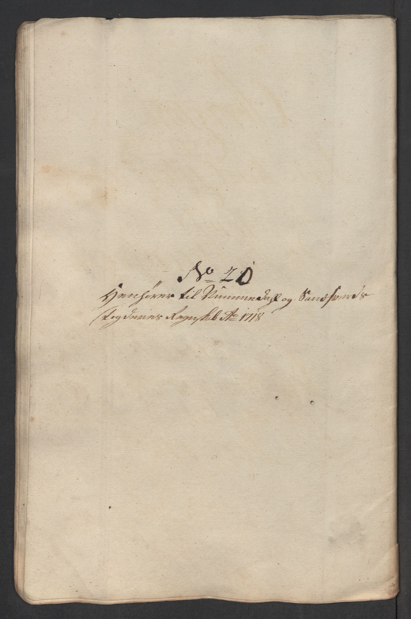 Rentekammeret inntil 1814, Reviderte regnskaper, Fogderegnskap, RA/EA-4092/R24/L1594: Fogderegnskap Numedal og Sandsvær, 1718, s. 353