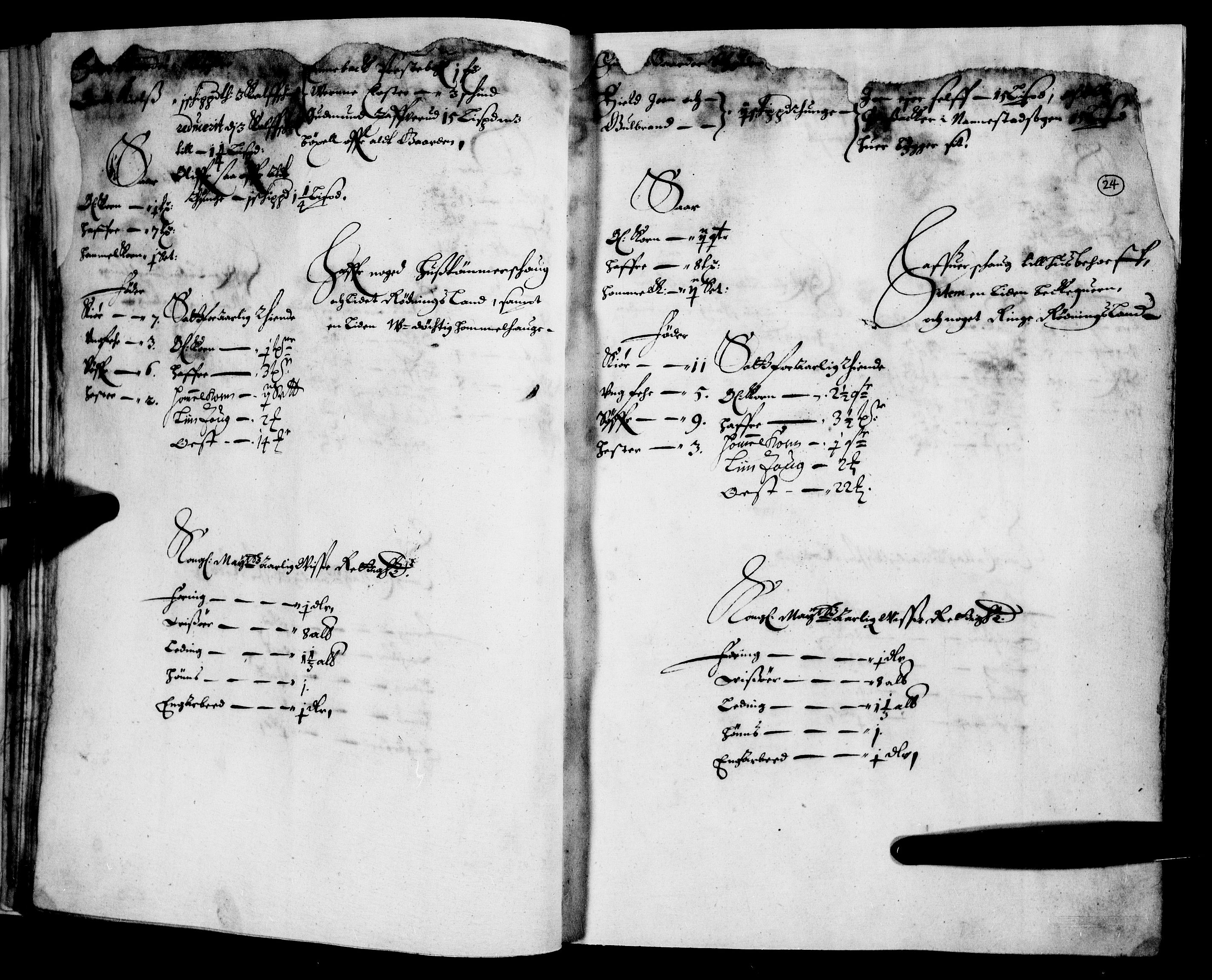 Rentekammeret inntil 1814, Realistisk ordnet avdeling, AV/RA-EA-4070/N/Nb/Nba/L0007: Nedre Romerike fogderi, 1. del, 1666, s. 23b-24a