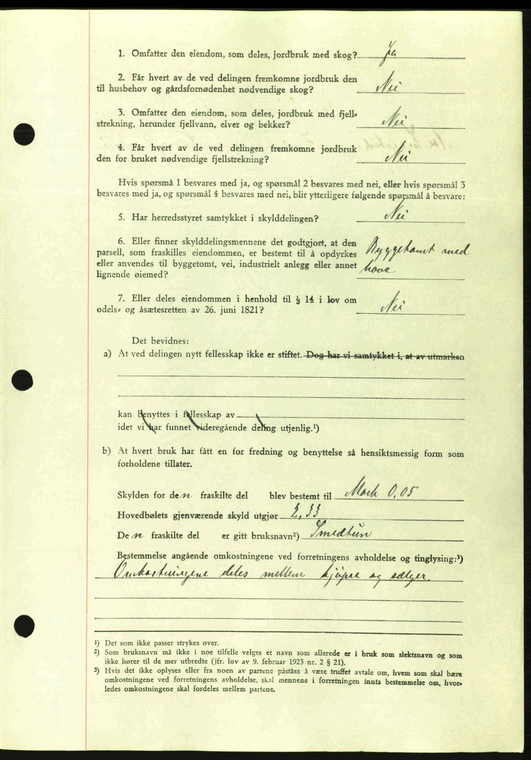 Romsdal sorenskriveri, AV/SAT-A-4149/1/2/2C: Pantebok nr. A12, 1942-1942, Dagboknr: 1447/1942