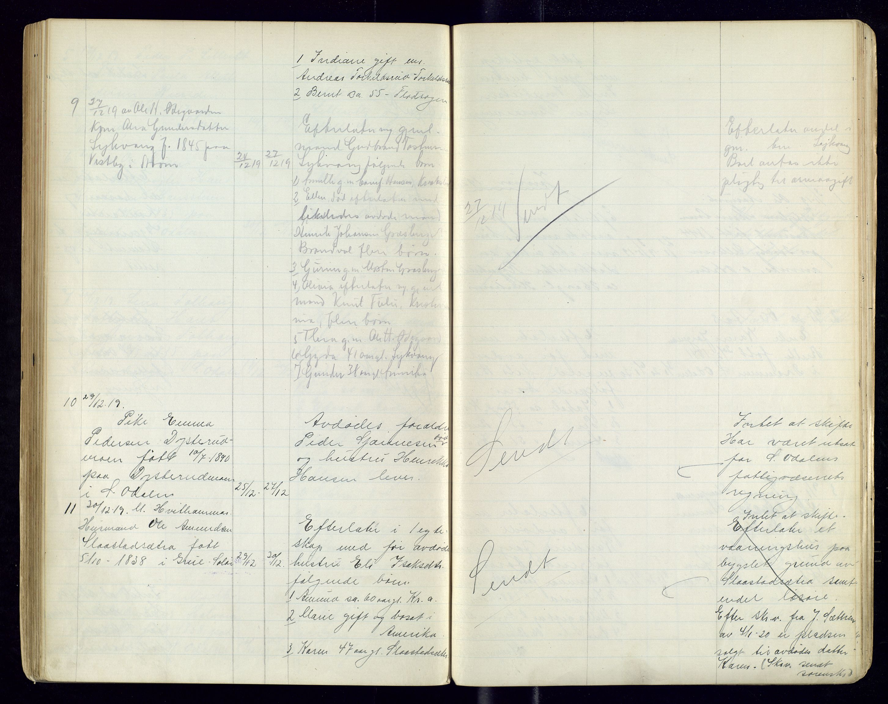 Sør-Odal lensmannskontor, AV/SAH-LHS-022/H/Hb/L0002/0002: Protokoller over anmeldte dødsfall / Protokoll over anmeldte dødsfall, 1915-1921