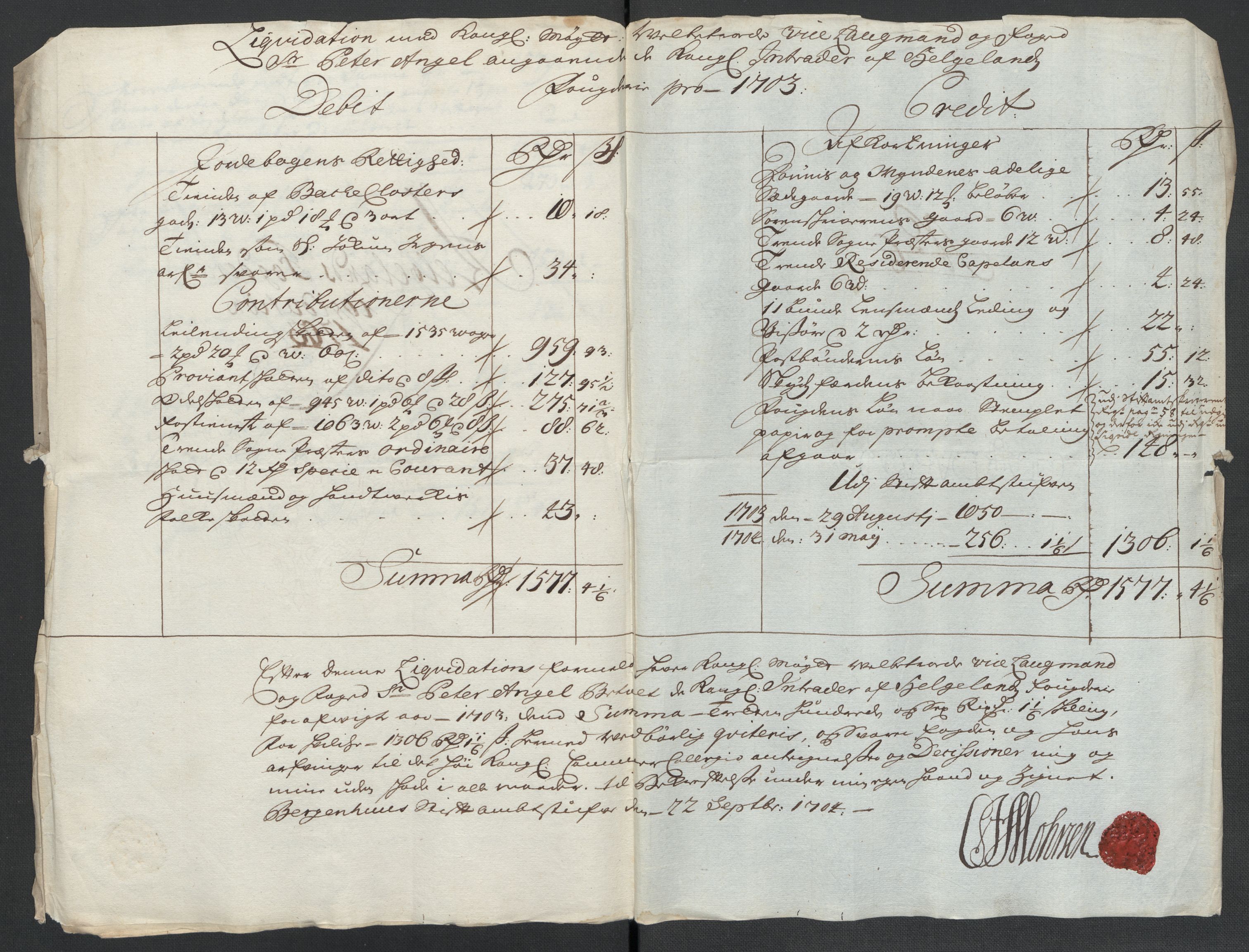 Rentekammeret inntil 1814, Reviderte regnskaper, Fogderegnskap, RA/EA-4092/R65/L4508: Fogderegnskap Helgeland, 1702-1705, s. 119