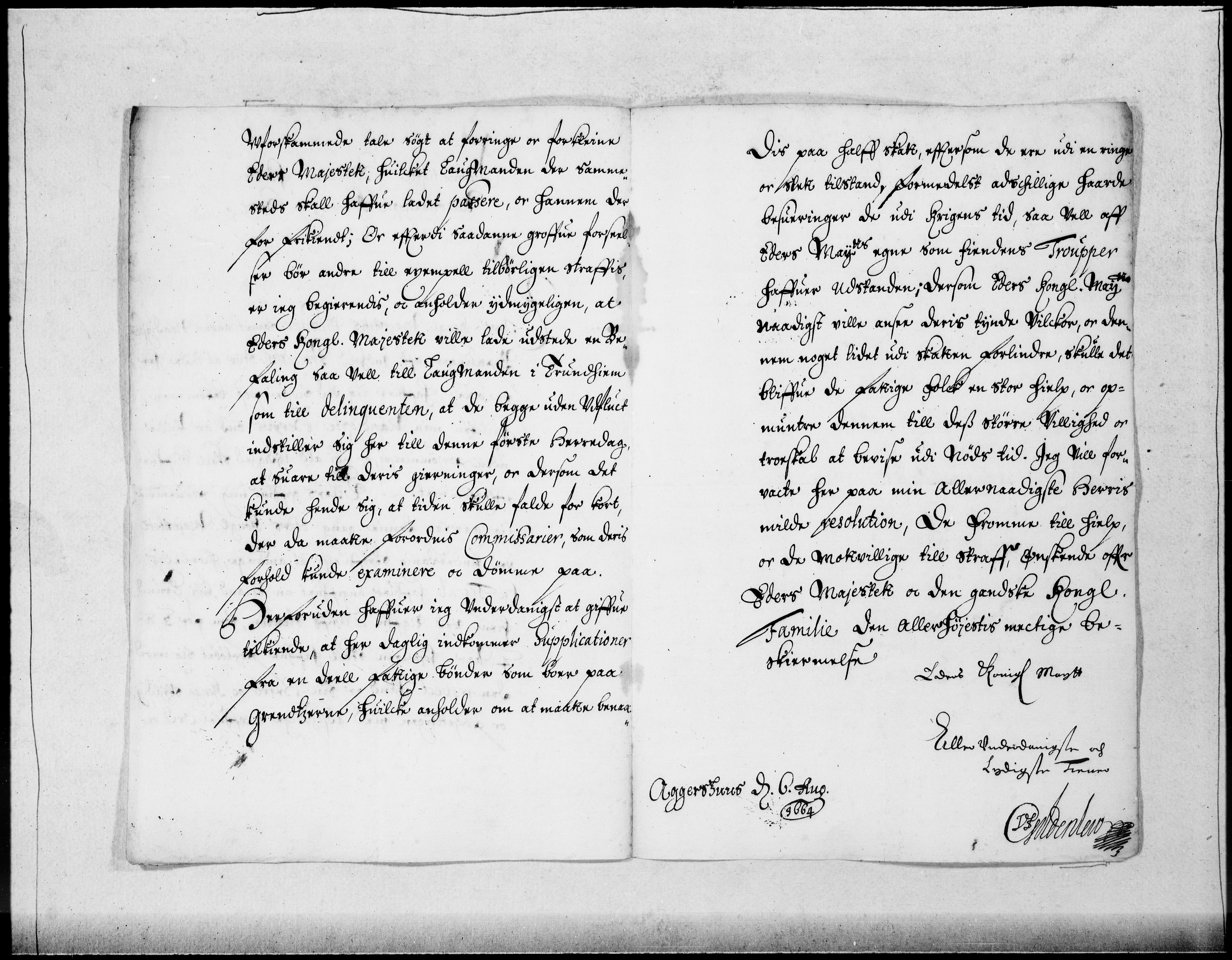 Danske Kanselli 1572-1799, AV/RA-EA-3023/F/Fc/Fcc/Fcca/L0024: Norske innlegg 1572-1799, 1664-1665, s. 75
