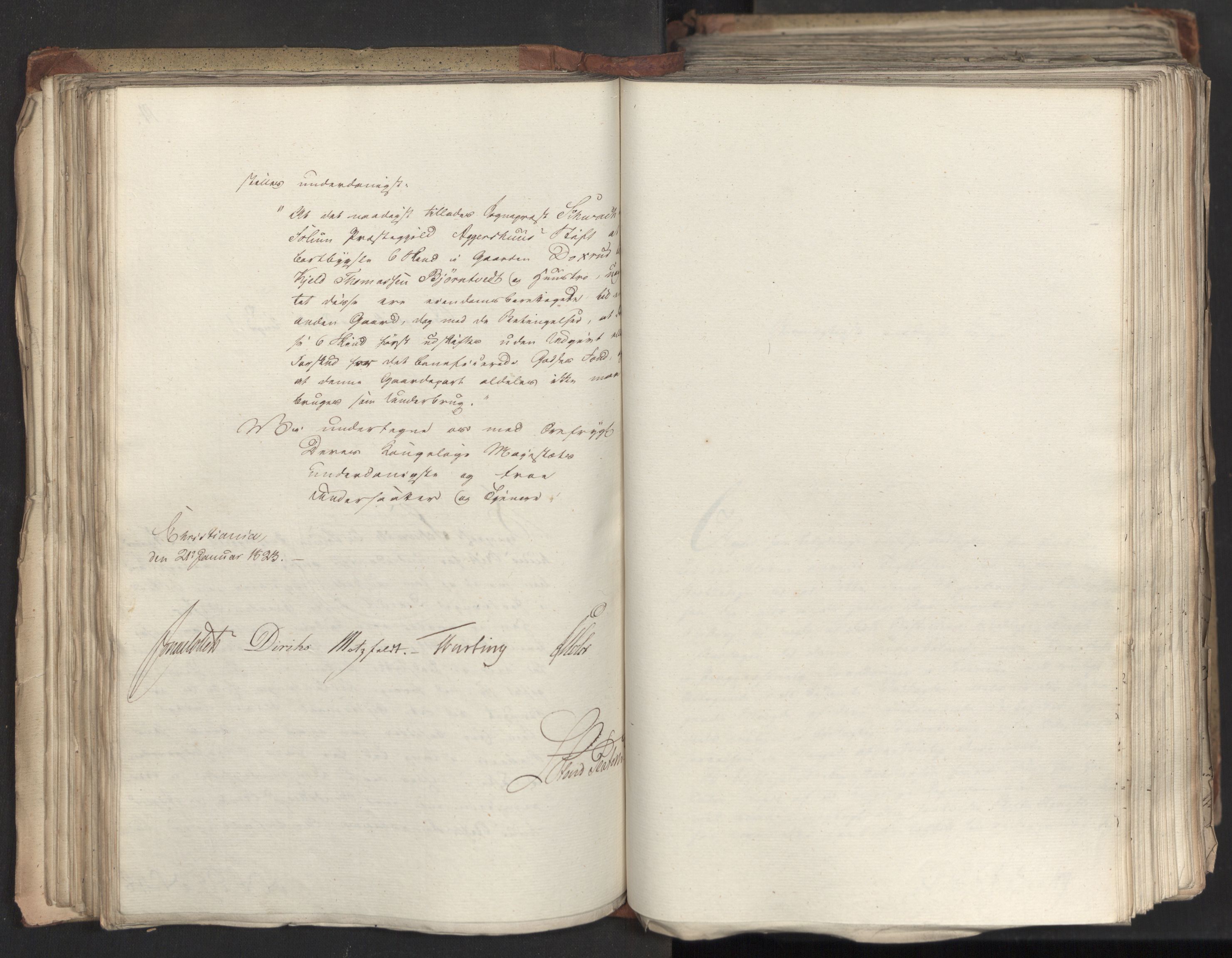 Statsrådsavdelingen i Stockholm, AV/RA-S-1003/D/Da/L0033: Regjeringsinnstillinger nr. 1-274, 1823, s. 132