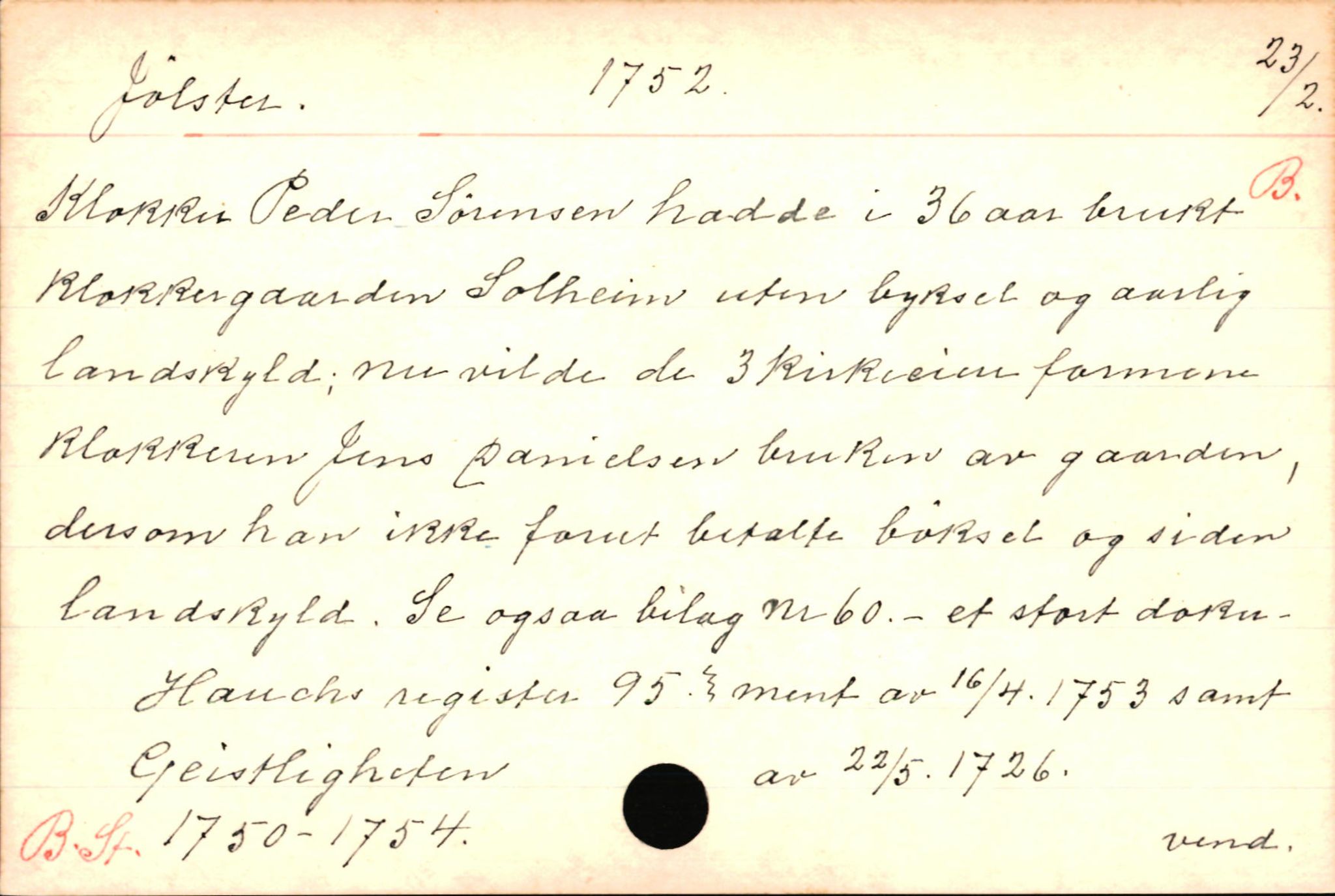 Haugen, Johannes - lærer, AV/SAB-SAB/PA-0036/01/L0001: Om klokkere og lærere, 1521-1904, s. 6829