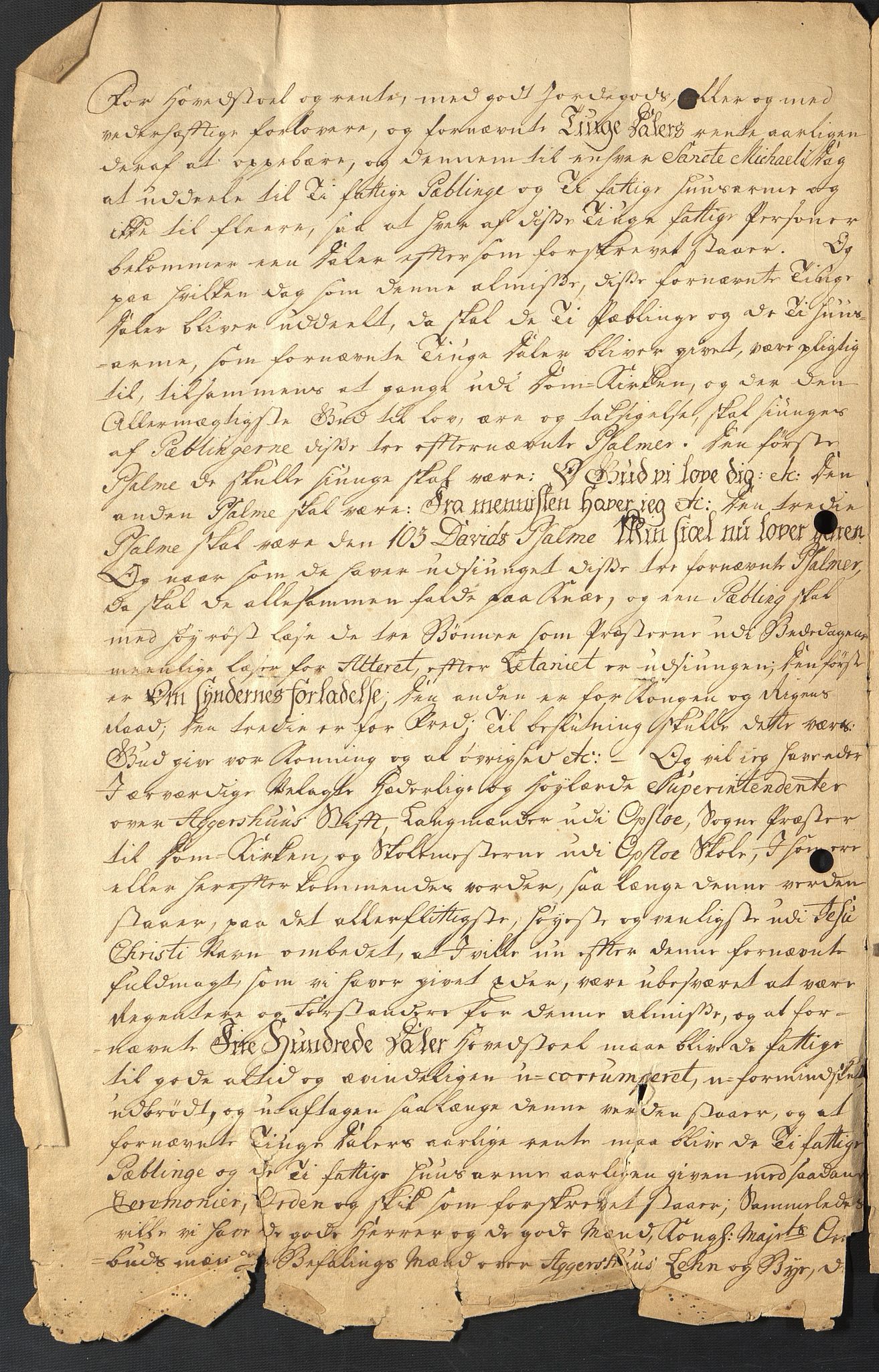 Oslo Hospital, OBA/A-10422/D/Da/L0001/0001: Saks og korrespondansearkiv / Gavebrev fra Ludvig Munch og hustru Ellen Marsviin, 1594