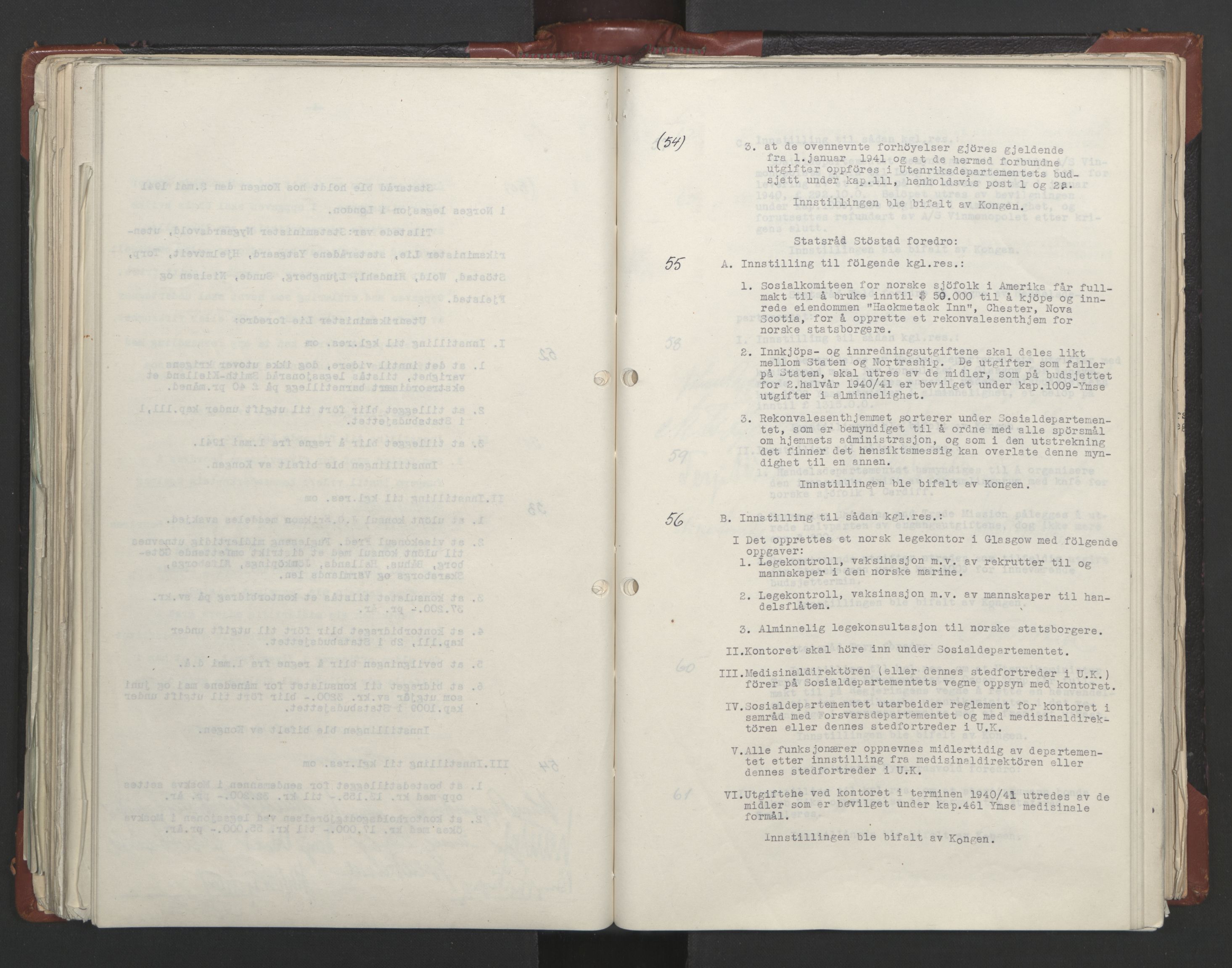 Statsrådssekretariatet, AV/RA-S-1001/A/Ac/L0122: Kgl. res. (9/4) 17/4 1940 -18/12 1942, 1940-1942, s. 178