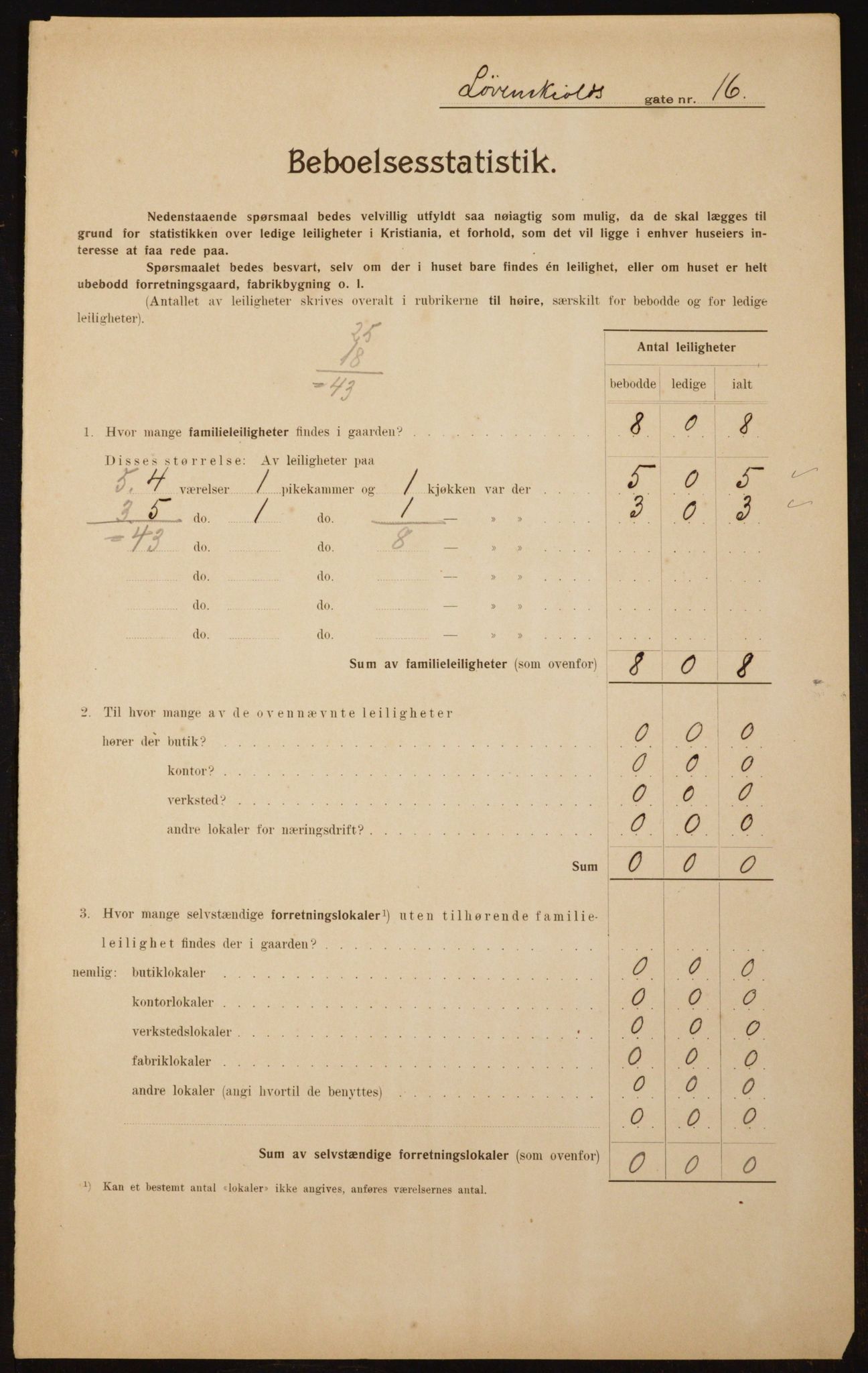 OBA, Kommunal folketelling 1.2.1910 for Kristiania, 1910, s. 57039