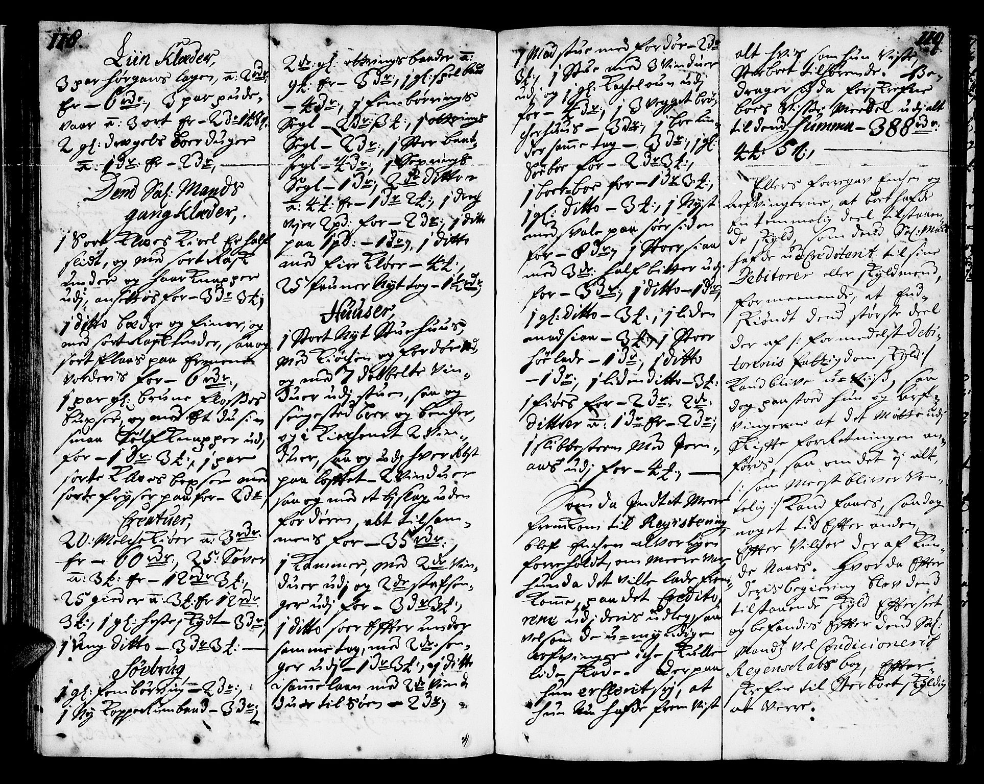 Sorenskriveren i Tromsø (-1755), SATØ/S-0262, 1713-1751, s. 118-119