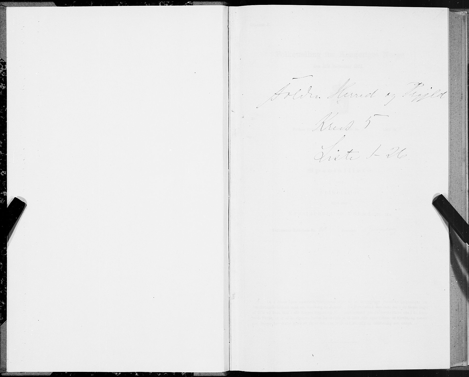 SAT, Folketelling 1875 for 1845P Folda prestegjeld, 1875