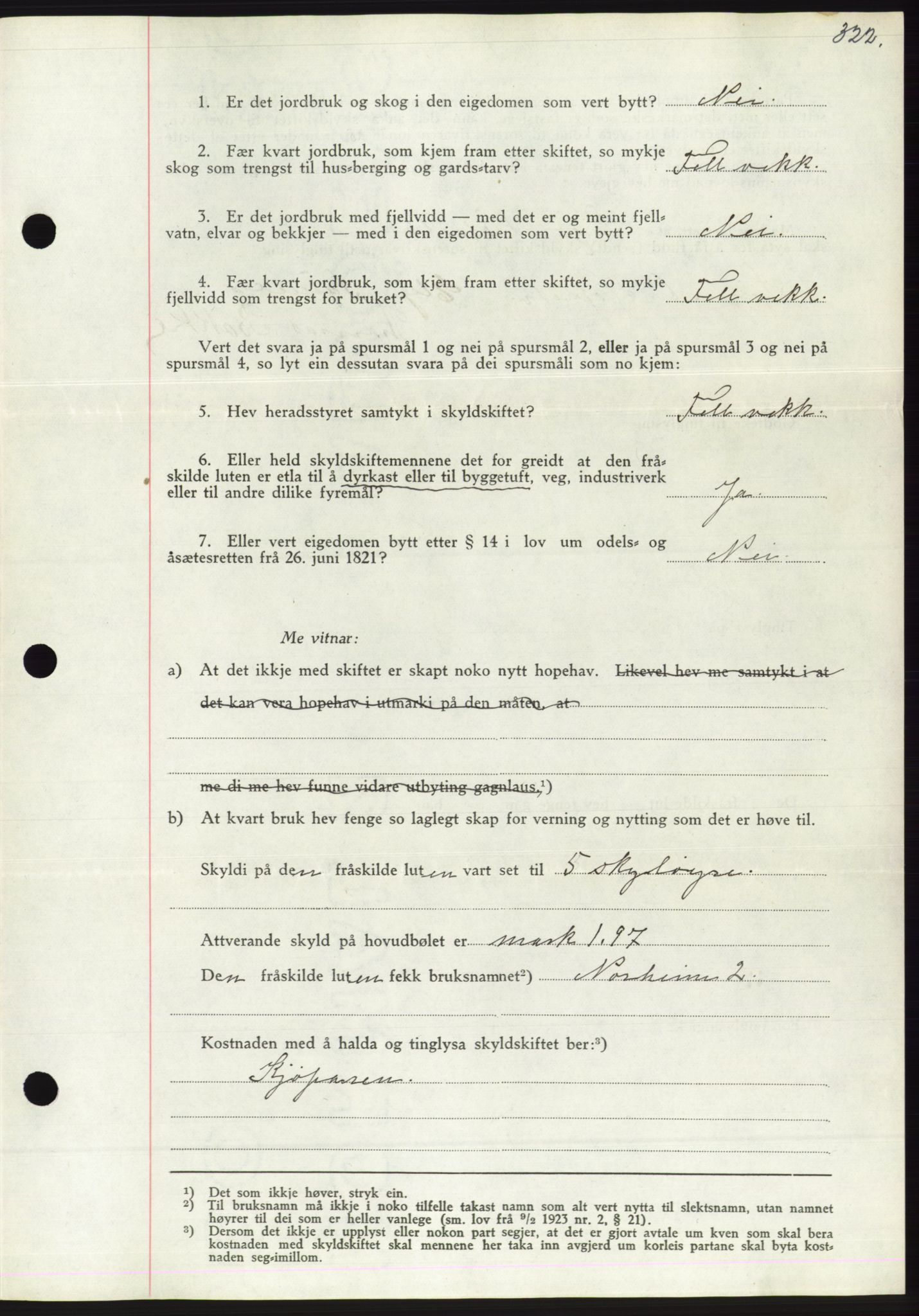 Søre Sunnmøre sorenskriveri, AV/SAT-A-4122/1/2/2C/L0071: Pantebok nr. 65, 1941-1941, Dagboknr: 712/1941