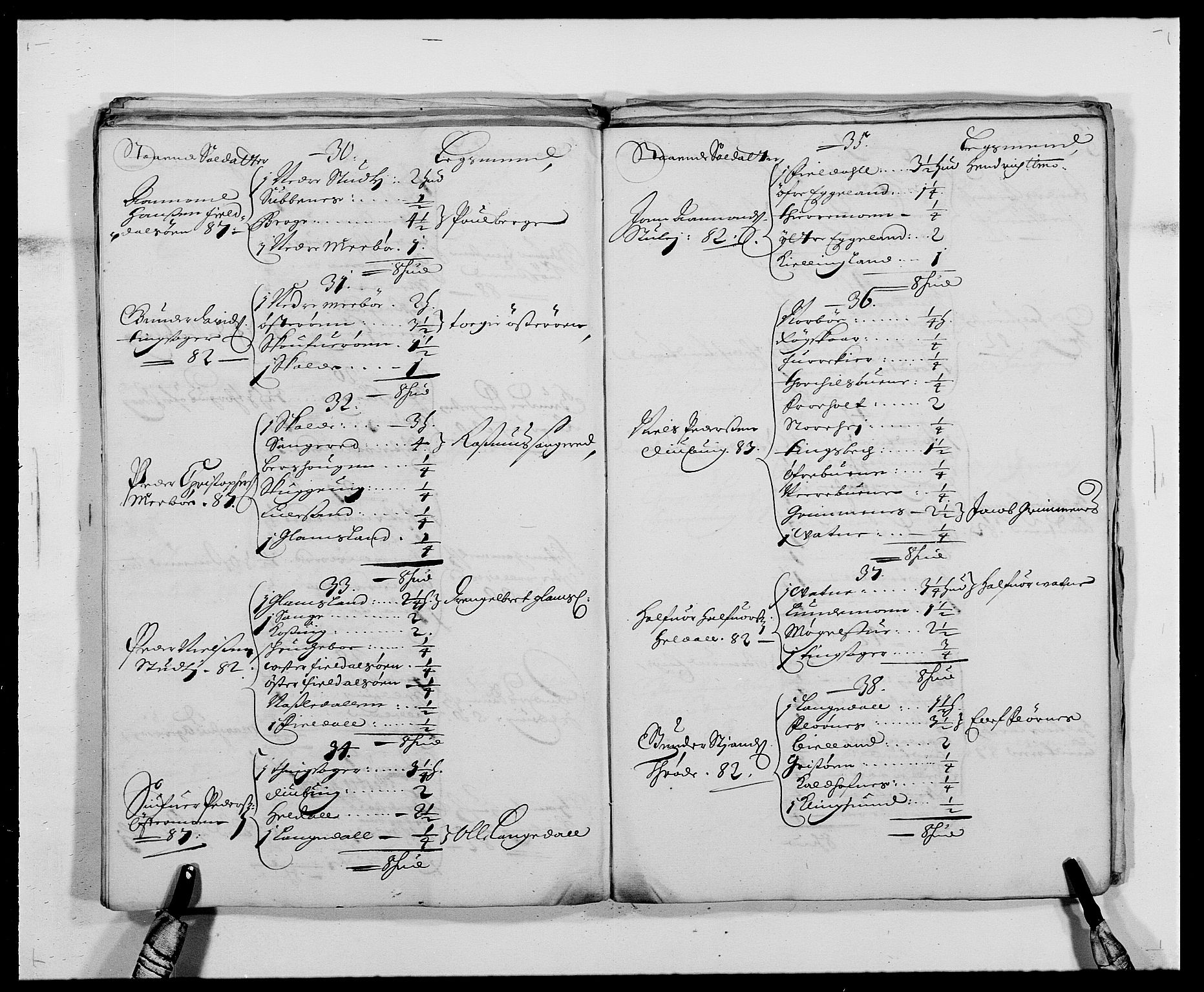 Rentekammeret inntil 1814, Reviderte regnskaper, Fogderegnskap, AV/RA-EA-4092/R39/L2309: Fogderegnskap Nedenes, 1684-1689, s. 205