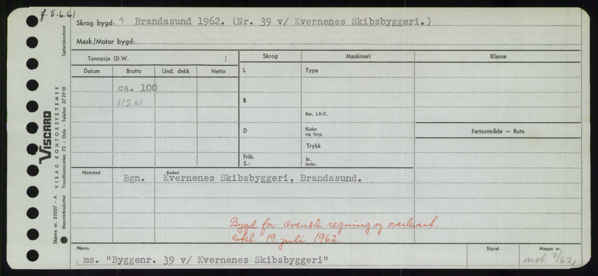 Sjøfartsdirektoratet med forløpere, Skipsmålingen, AV/RA-S-1627/H/Hd/L0006: Fartøy, Byg-Båt, s. 435