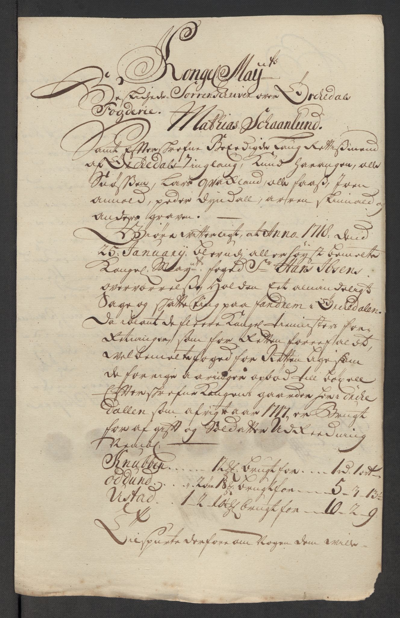 Rentekammeret inntil 1814, Reviderte regnskaper, Fogderegnskap, AV/RA-EA-4092/R60/L3969: Fogderegnskap Orkdal og Gauldal, 1717, s. 498