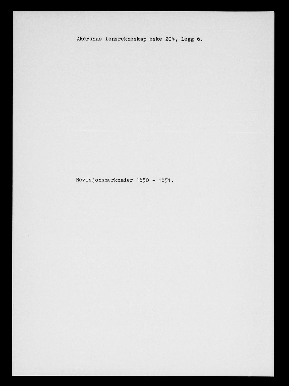 Rentekammeret inntil 1814, Reviderte regnskaper, Lensregnskaper, RA/EA-5023/R/Rb/Rba/L0204: Akershus len, 1642-1651