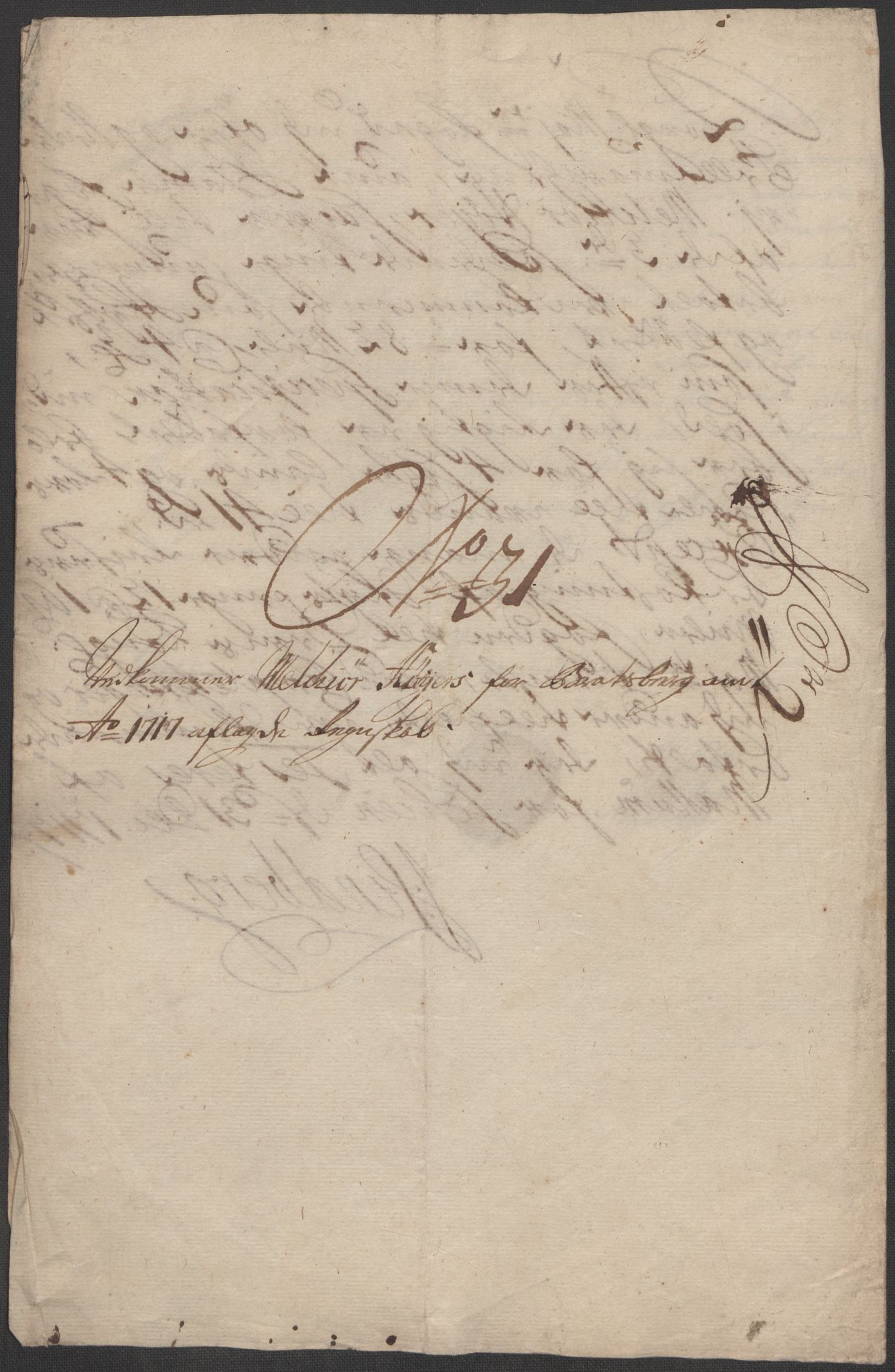 Rentekammeret inntil 1814, Reviderte regnskaper, Fogderegnskap, AV/RA-EA-4092/R36/L2129: Fogderegnskap Øvre og Nedre Telemark og Bamble, 1717, s. 461