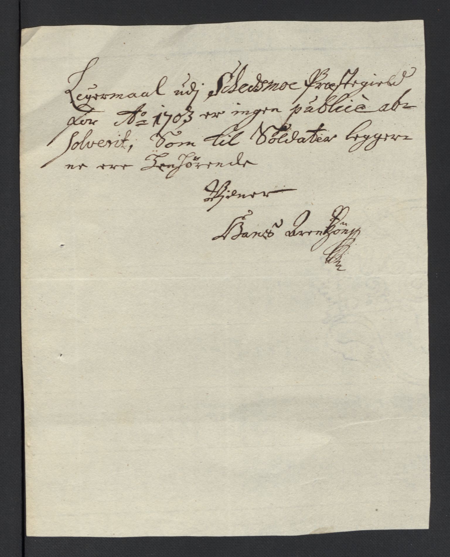 Rentekammeret inntil 1814, Reviderte regnskaper, Fogderegnskap, AV/RA-EA-4092/R11/L0587: Fogderegnskap Nedre Romerike, 1703, s. 16