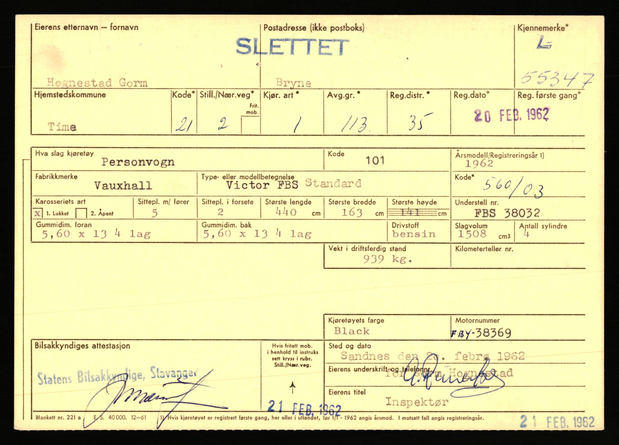 Stavanger trafikkstasjon, AV/SAST-A-101942/0/F/L0054: L-54200 - L-55699, 1930-1971, s. 2291