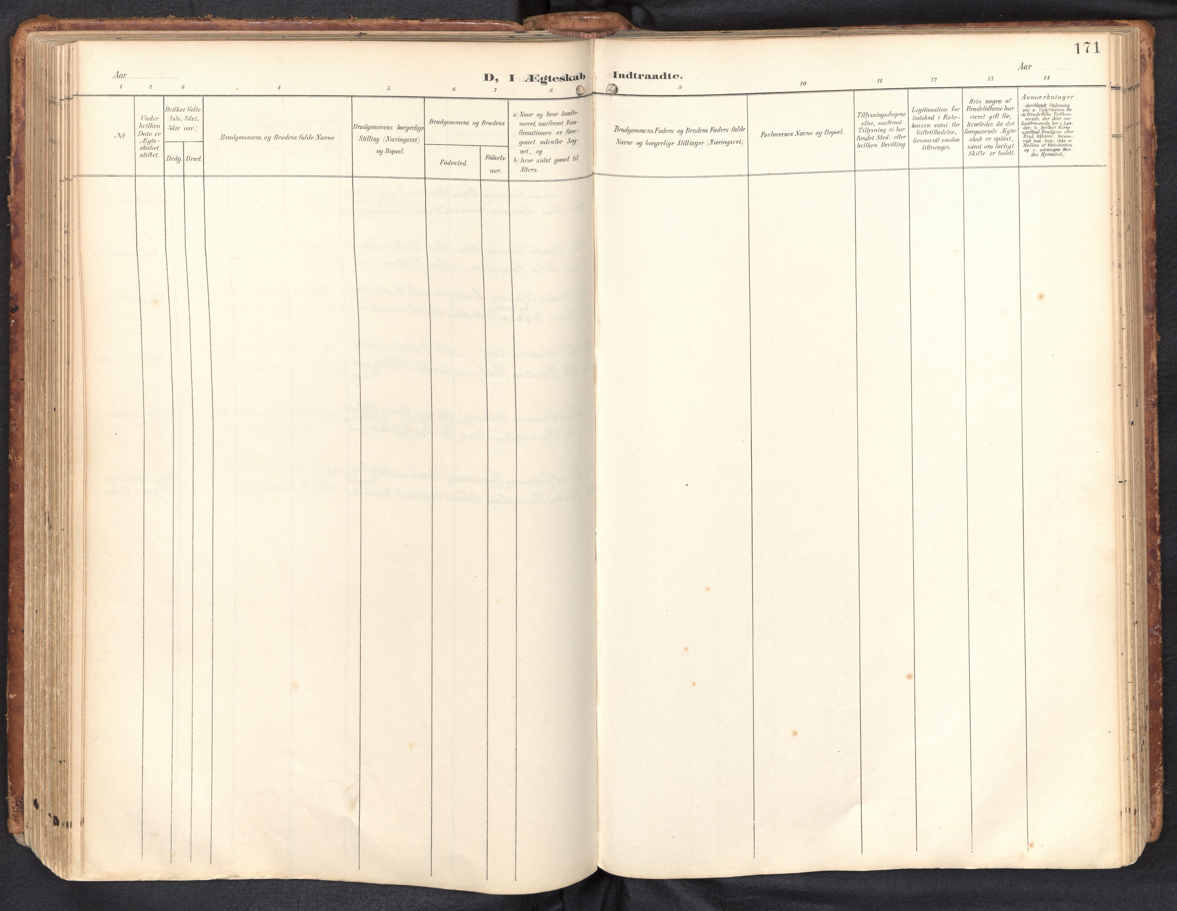 Davik sokneprestembete, AV/SAB-A-79701/H/Haa/Haab/L0002: Ministerialbok nr. B 2, 1901-1934, s. 171