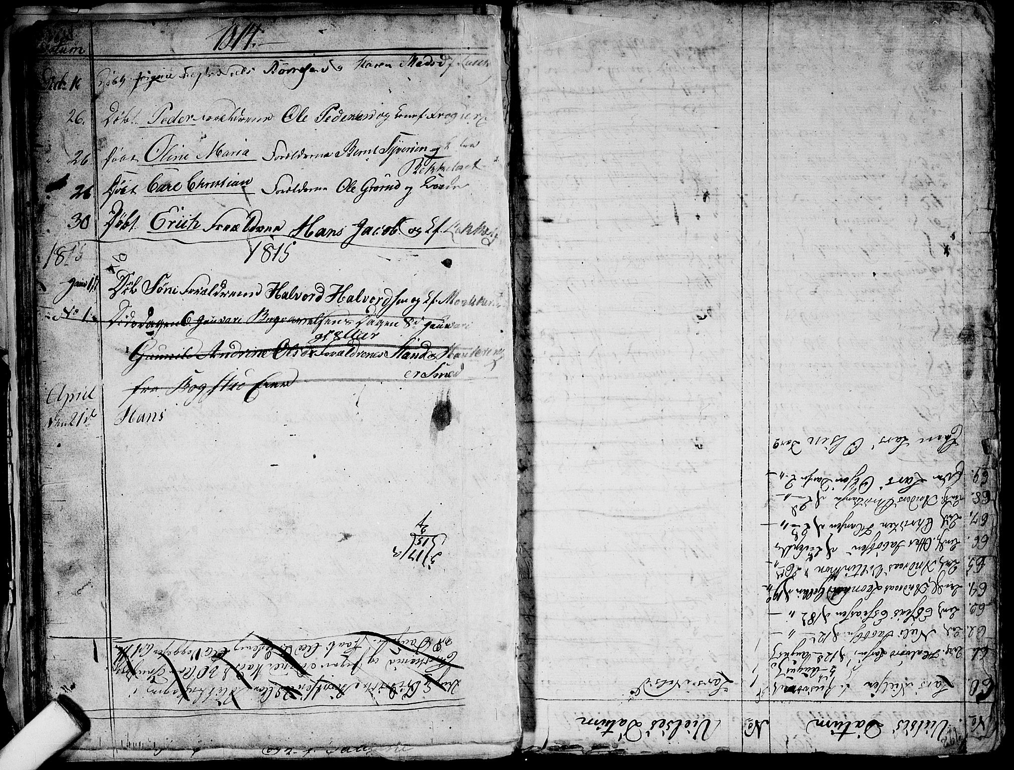 Aker prestekontor kirkebøker, AV/SAO-A-10861/G/L0001: Klokkerbok nr. 1, 1796-1826, s. 64-65