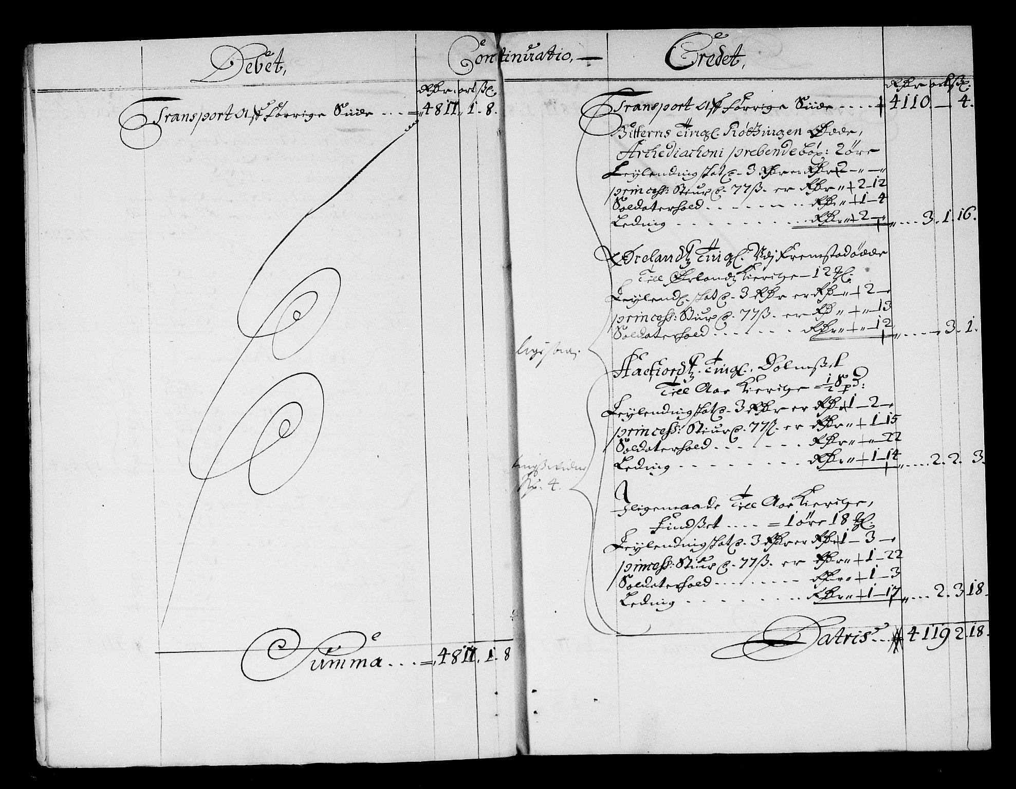 Rentekammeret inntil 1814, Reviderte regnskaper, Stiftamtstueregnskaper, Trondheim stiftamt og Nordland amt, RA/EA-6044/R/Rf/L0059: Trondheim stiftamt, 1680