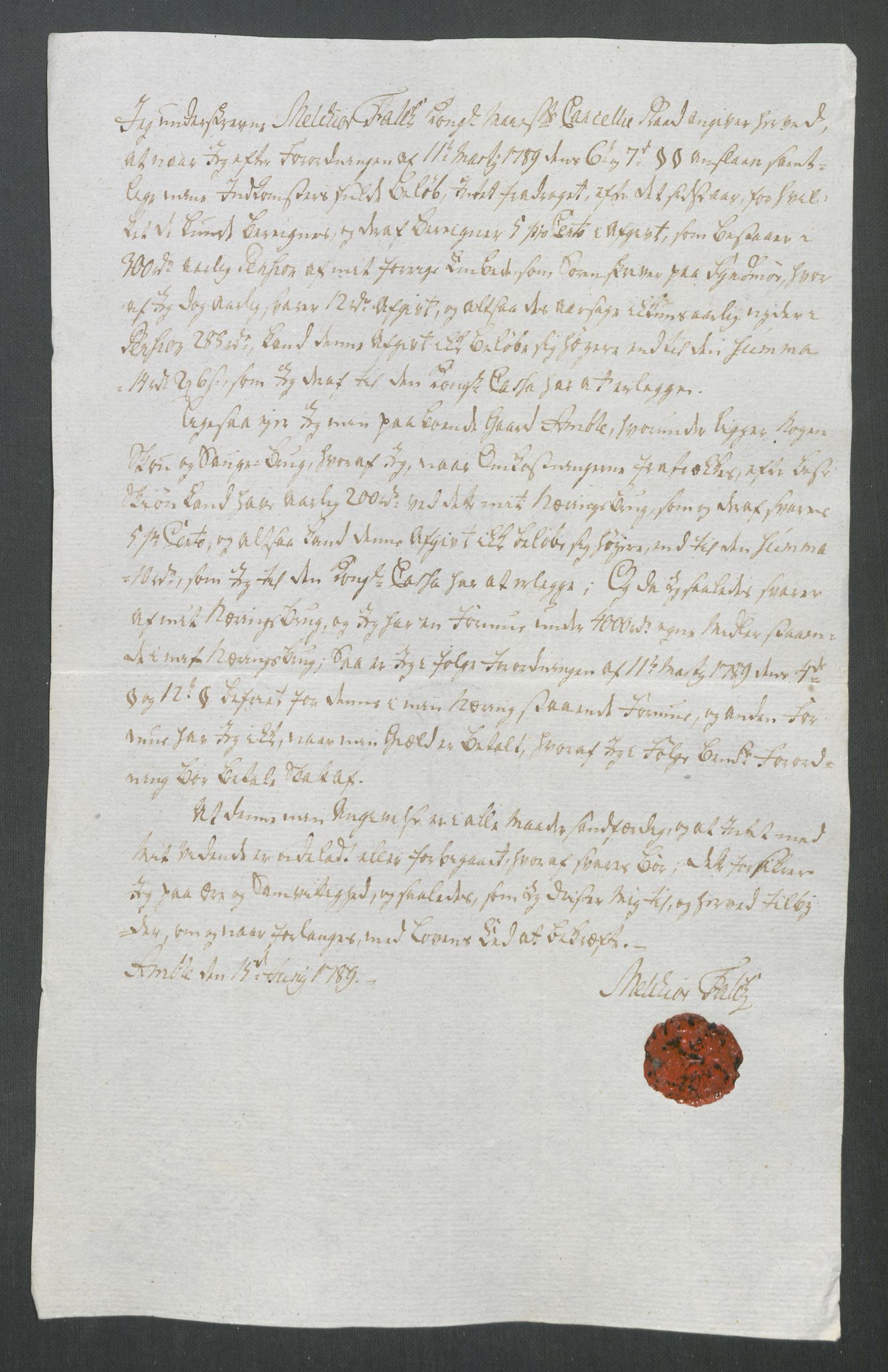 Rentekammeret inntil 1814, Reviderte regnskaper, Mindre regnskaper, AV/RA-EA-4068/Rf/Rfe/L0058: Ytre og Indre Sogn fogderi, 1789, s. 321