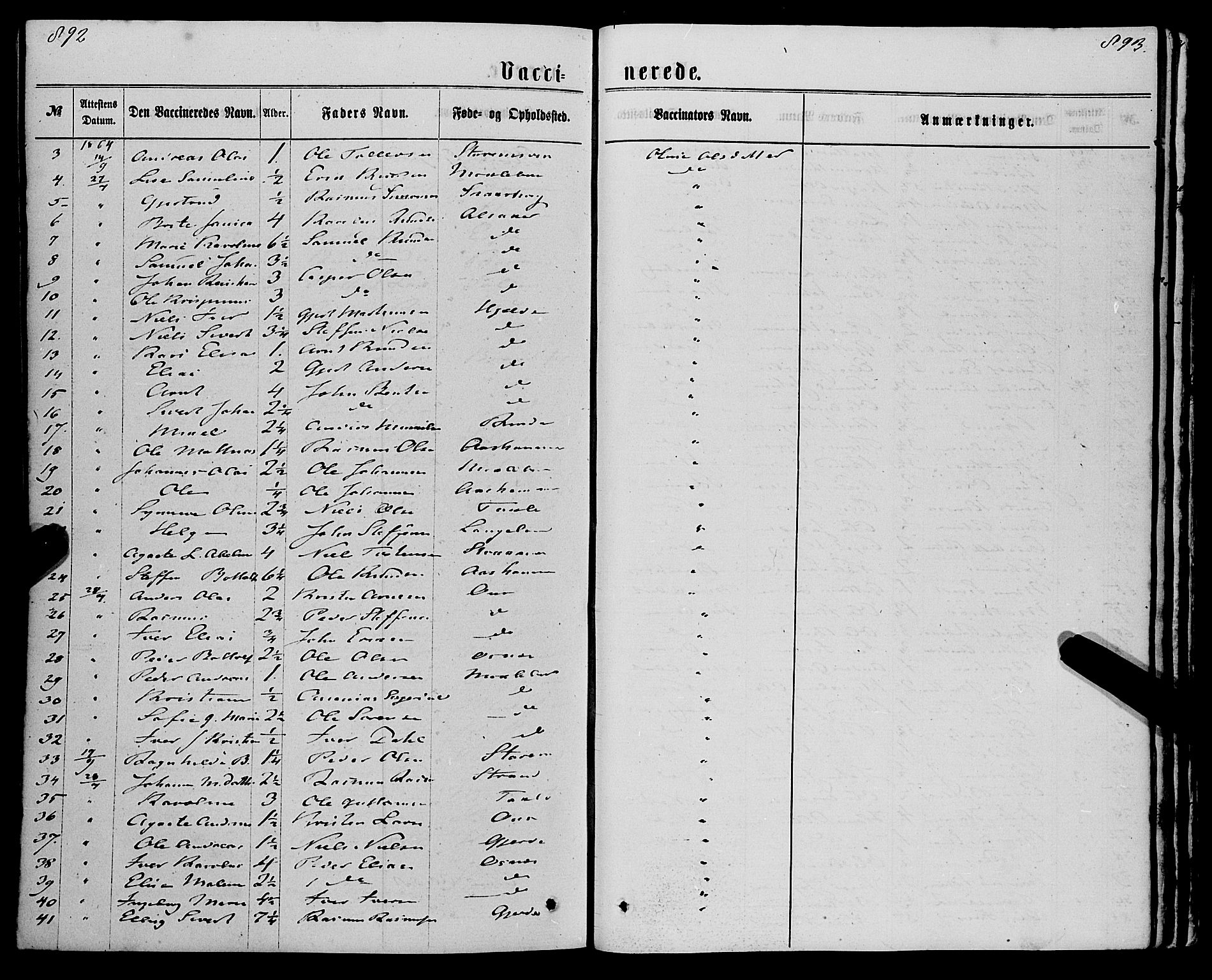 Eid sokneprestembete, SAB/A-82301/H/Haa/Haaa/L0009: Ministerialbok nr. A 9, 1861-1868, s. 892-893