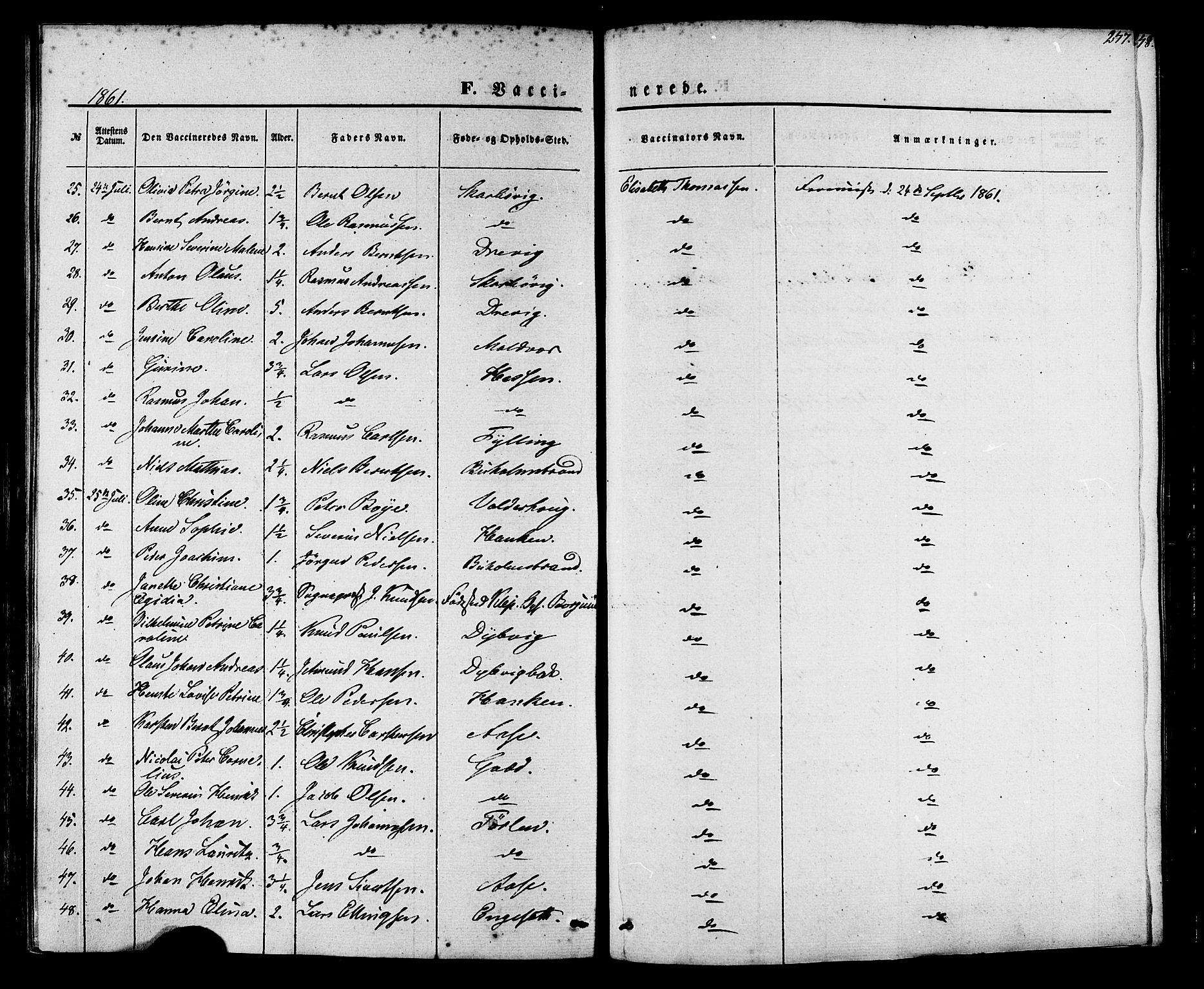 Ministerialprotokoller, klokkerbøker og fødselsregistre - Møre og Romsdal, AV/SAT-A-1454/528/L0398: Ministerialbok nr. 528A09, 1858-1864, s. 247