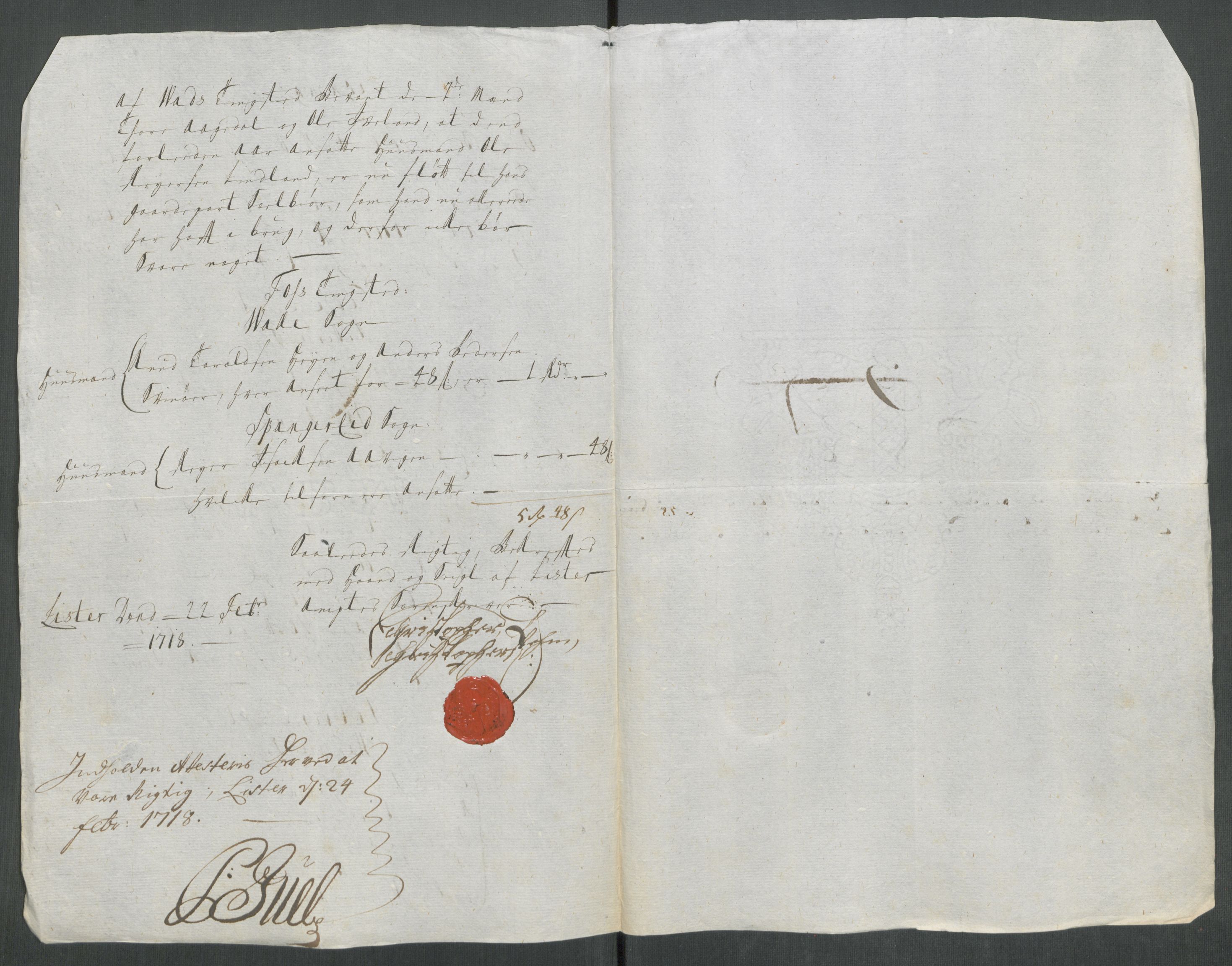 Rentekammeret inntil 1814, Reviderte regnskaper, Fogderegnskap, RA/EA-4092/R43/L2561: Fogderegnskap Lista og Mandal, 1717, s. 71