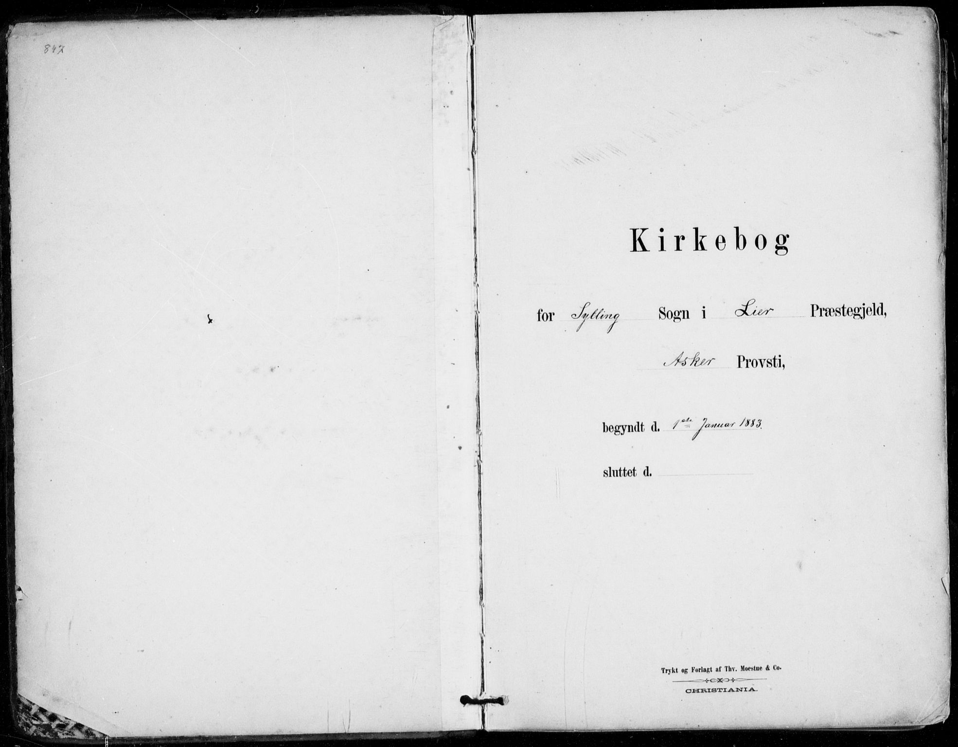 Sylling kirkebøker, SAKO/A-247/F/Fa/L0001: Ministerialbok nr. 1, 1883-1910