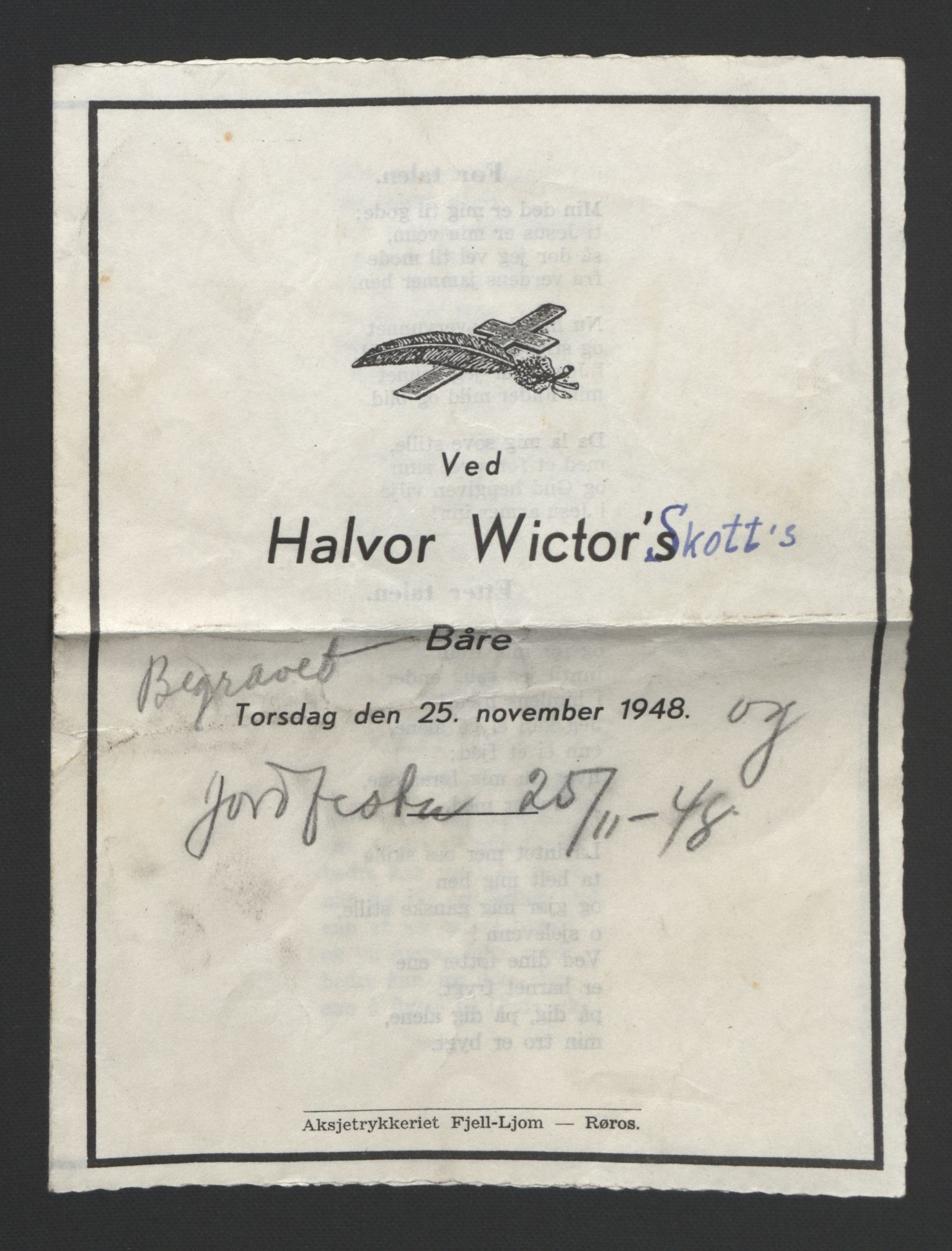 Ministerialprotokoller, klokkerbøker og fødselsregistre - Sør-Trøndelag, SAT/A-1456/683/L0951: Klokkerbok nr. 683C03, 1919-1970