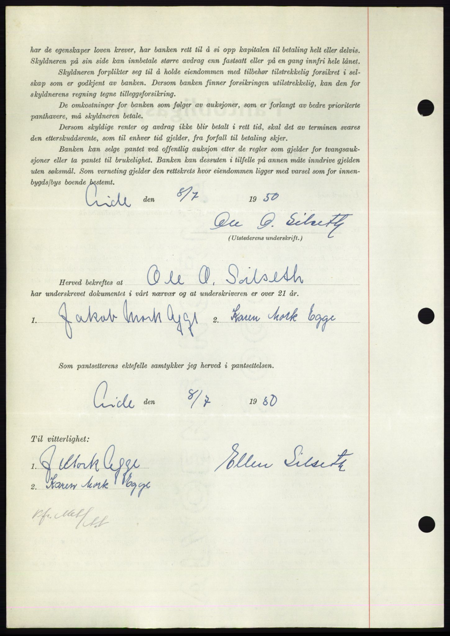 Nordmøre sorenskriveri, AV/SAT-A-4132/1/2/2Ca: Pantebok nr. B105, 1950-1950, Dagboknr: 2314/1950