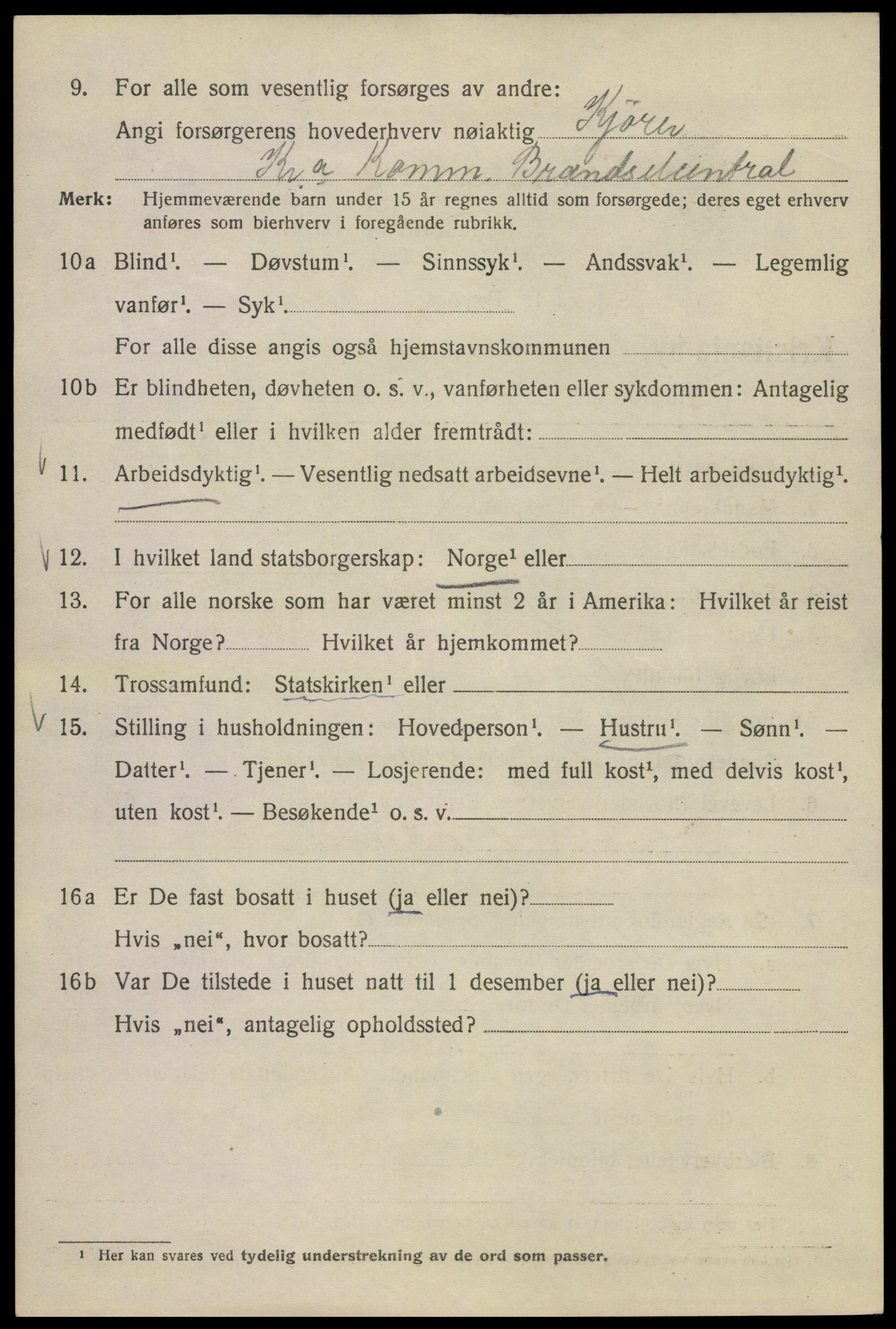 SAO, Folketelling 1920 for 0301 Kristiania kjøpstad, 1920, s. 273844