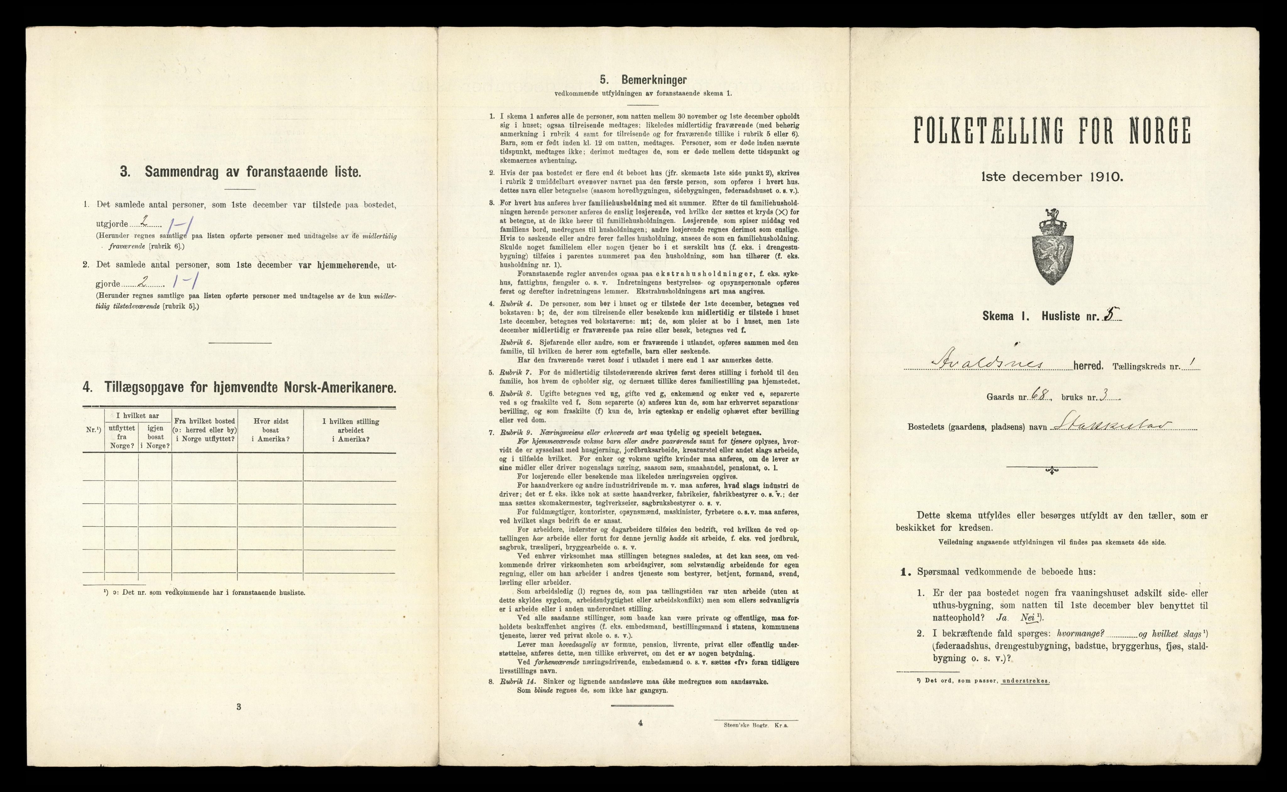 RA, Folketelling 1910 for 1147 Avaldsnes herred, 1910, s. 45