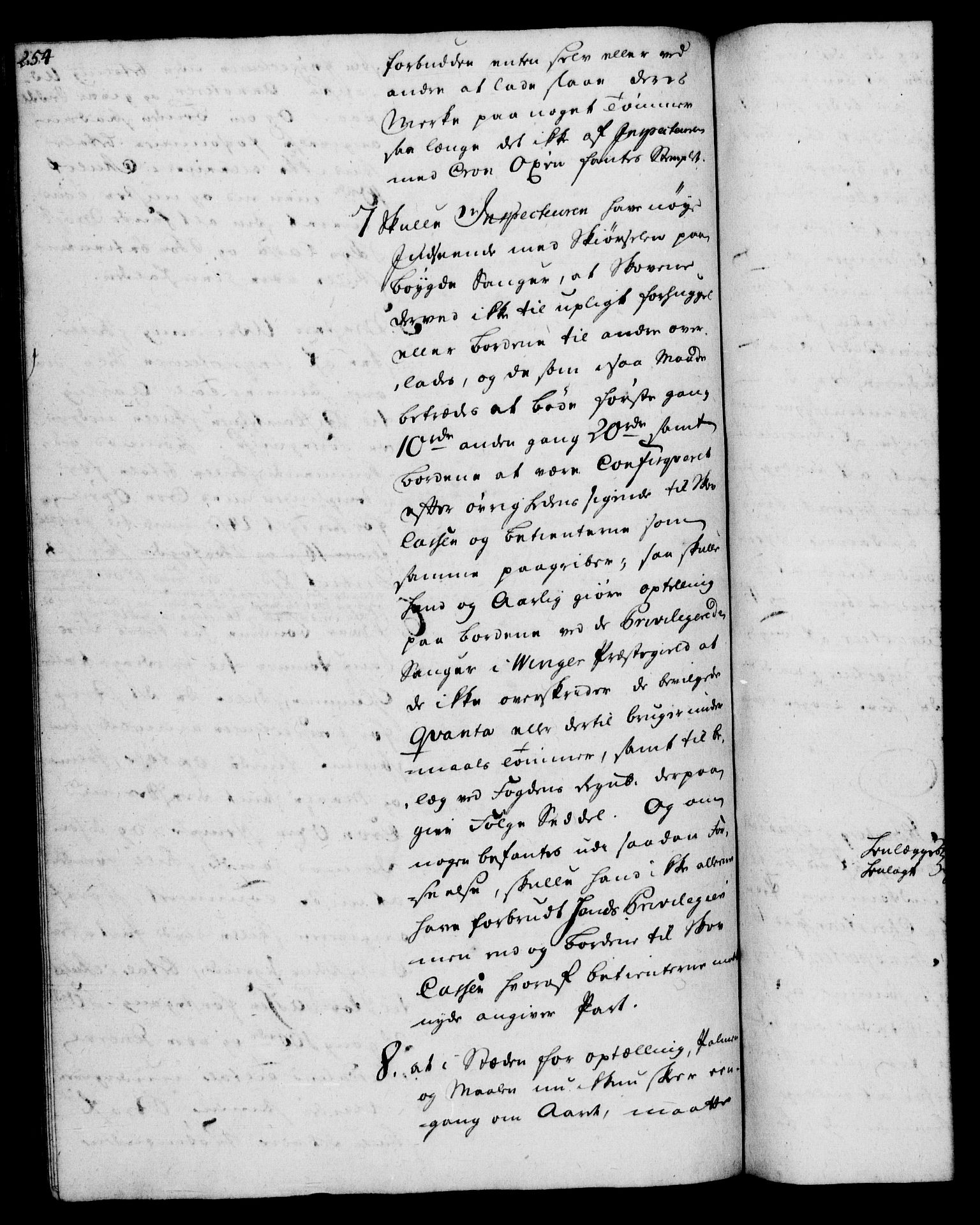 Rentekammeret, Kammerkanselliet, AV/RA-EA-3111/G/Gh/Gha/L0032: Norsk ekstraktmemorialprotokoll (merket RK 53.77), 1753-1755, s. 254